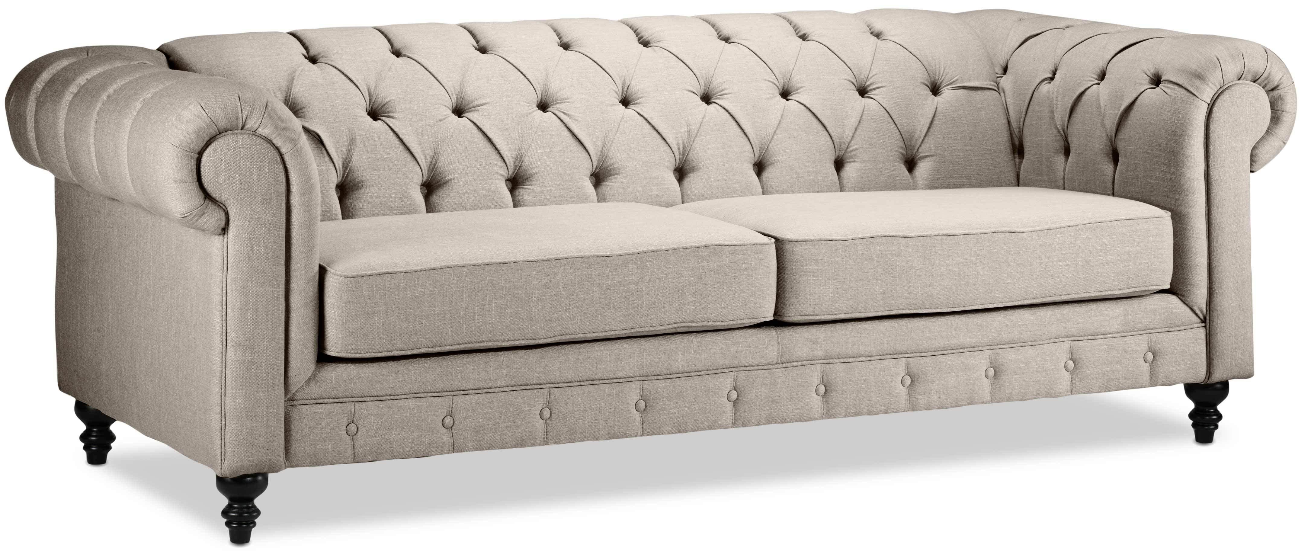 Derbyshire Sofa and Chair and a Half Set - Taupe - Image 2