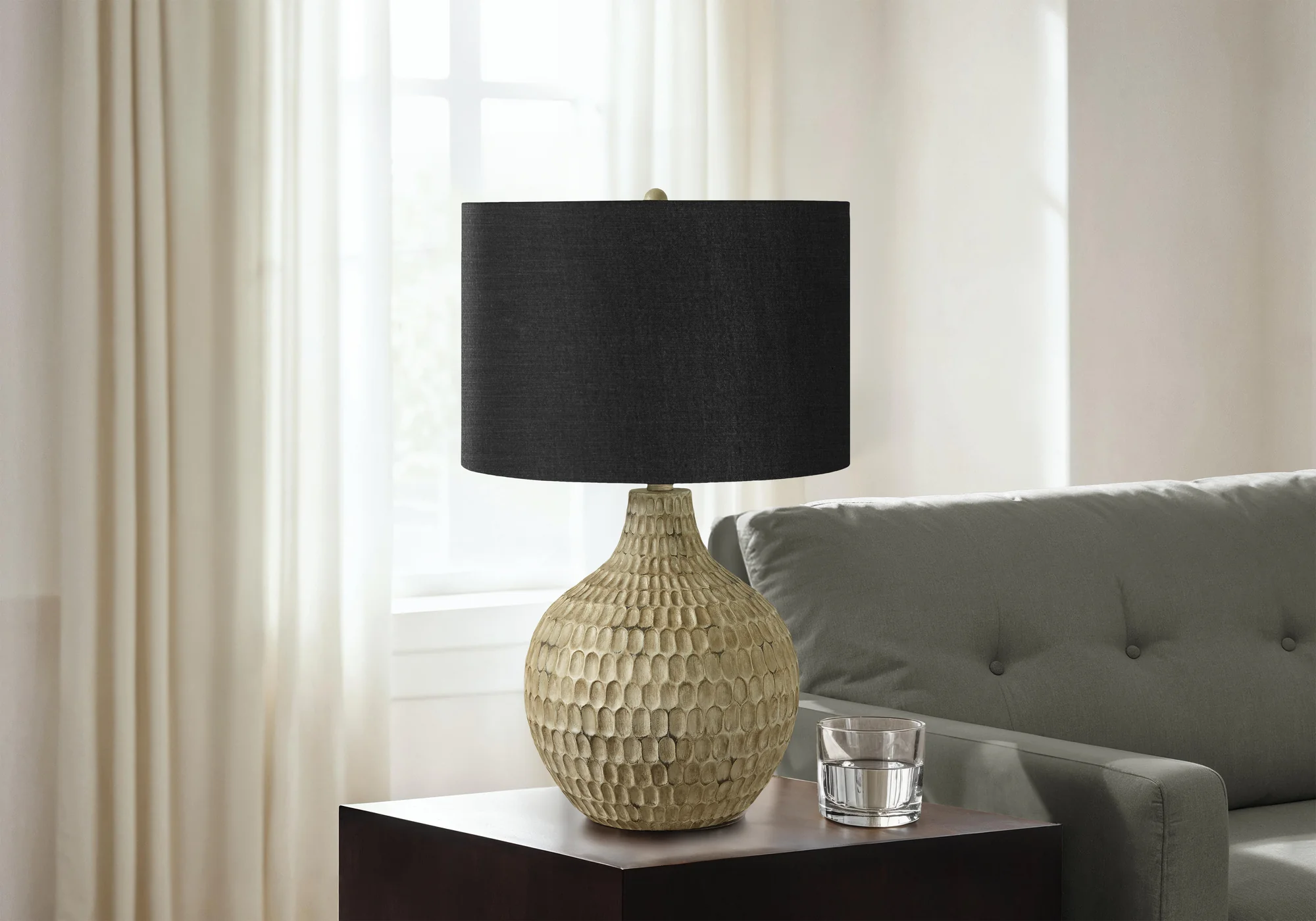 Devon Table Lamp - Brown - Image 2