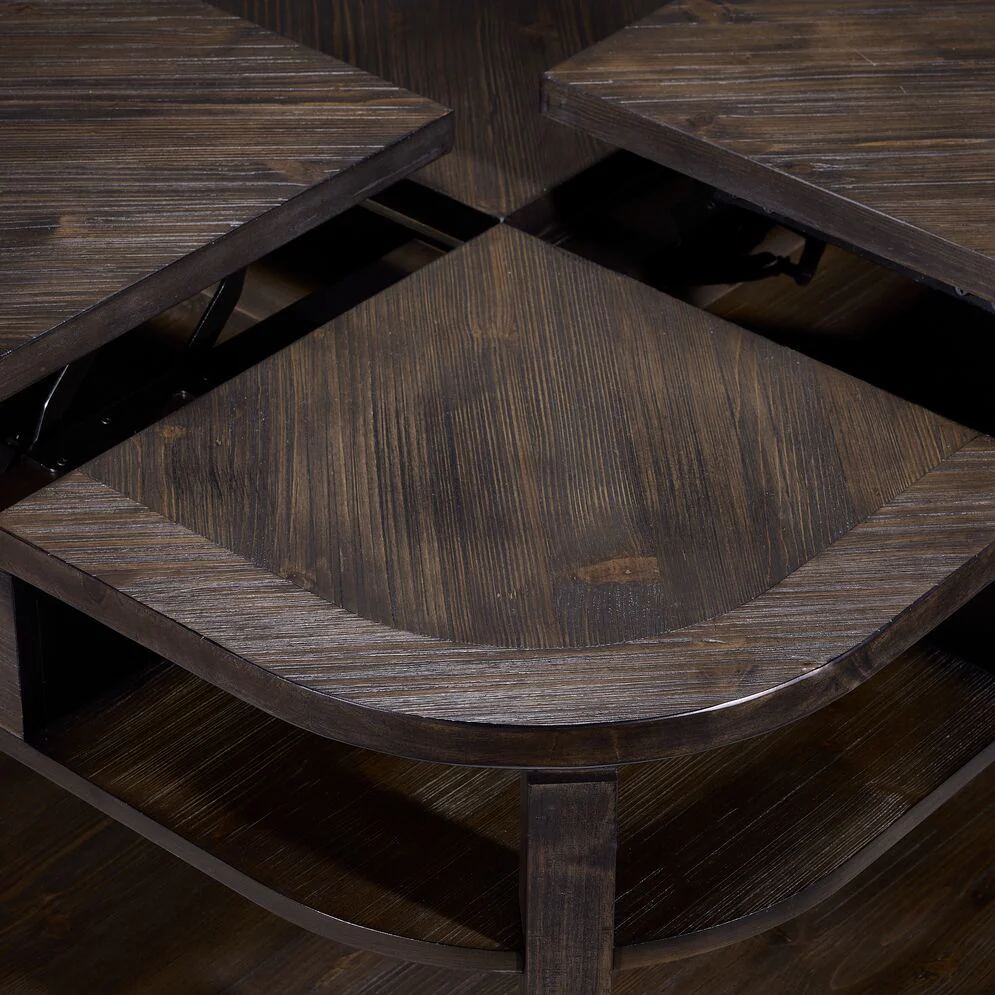 Diamond 50" Lift-Top Coffee Table - Walnut - Image 3