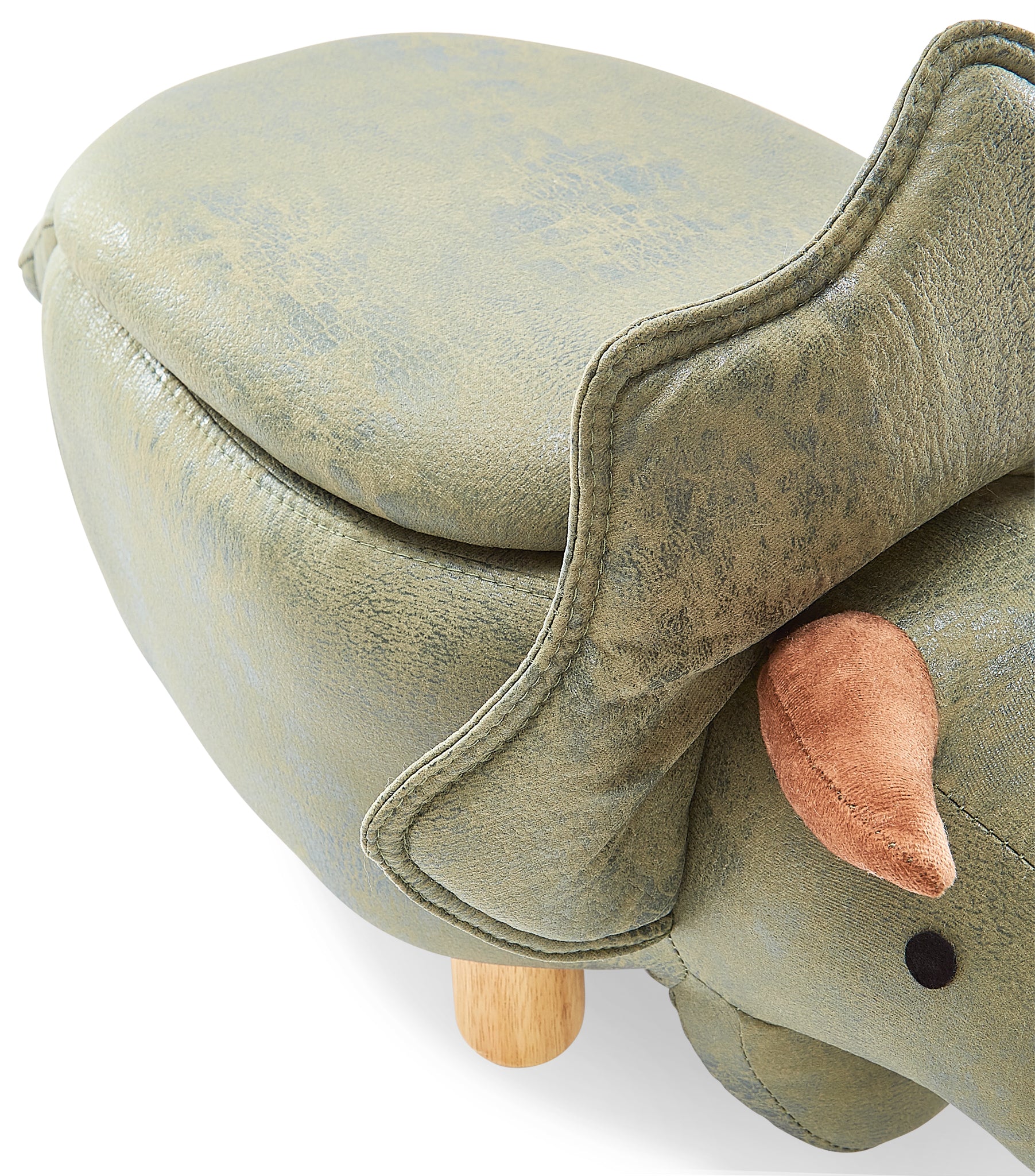 Dinosaur Storage Ottoman - Green - Image 6