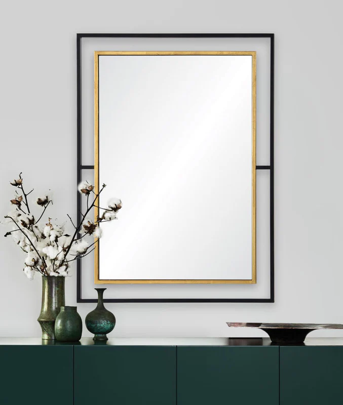 Dinsmore Mirror - Gold Leaf/Black - Image 5
