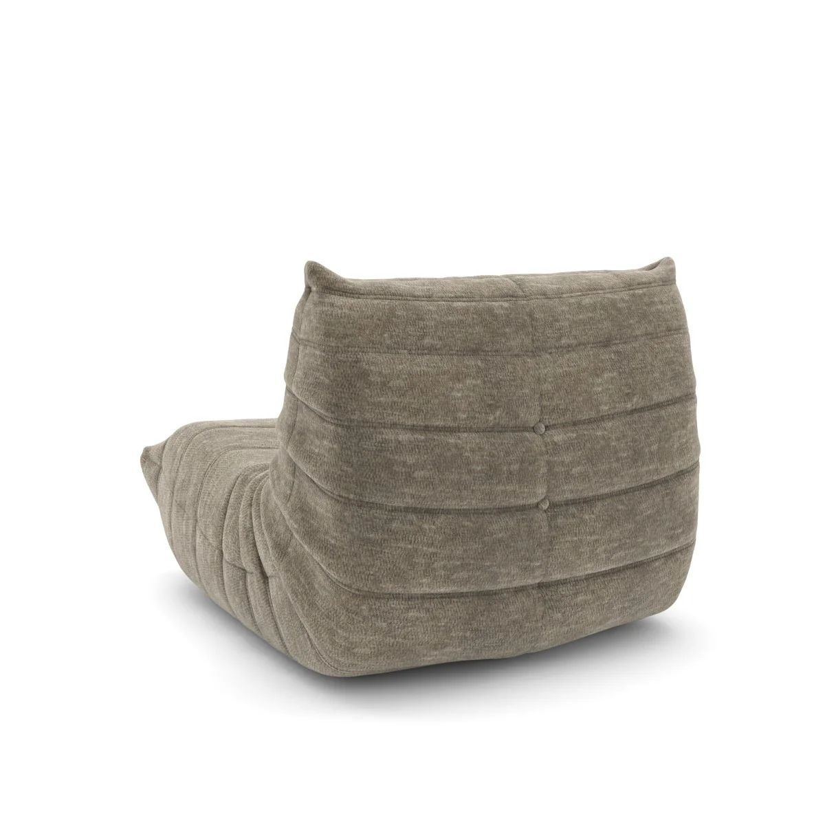 Dontae All-Foam Armless Chair - Taupe - Image 5