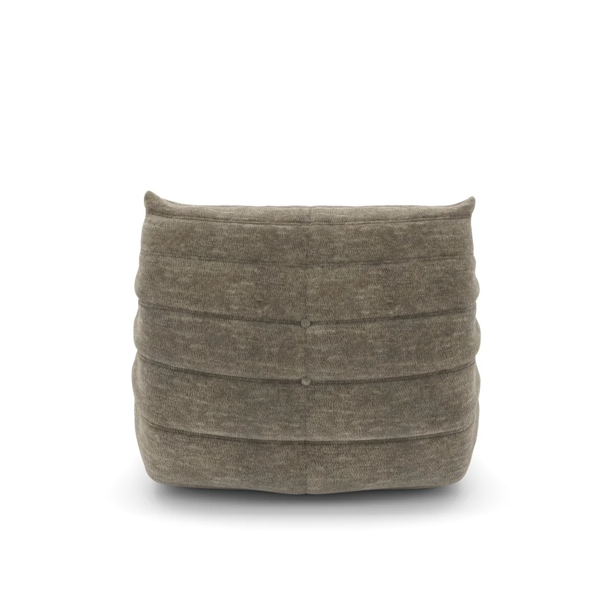 Dontae All-Foam Armless Chair - Taupe - Image 6