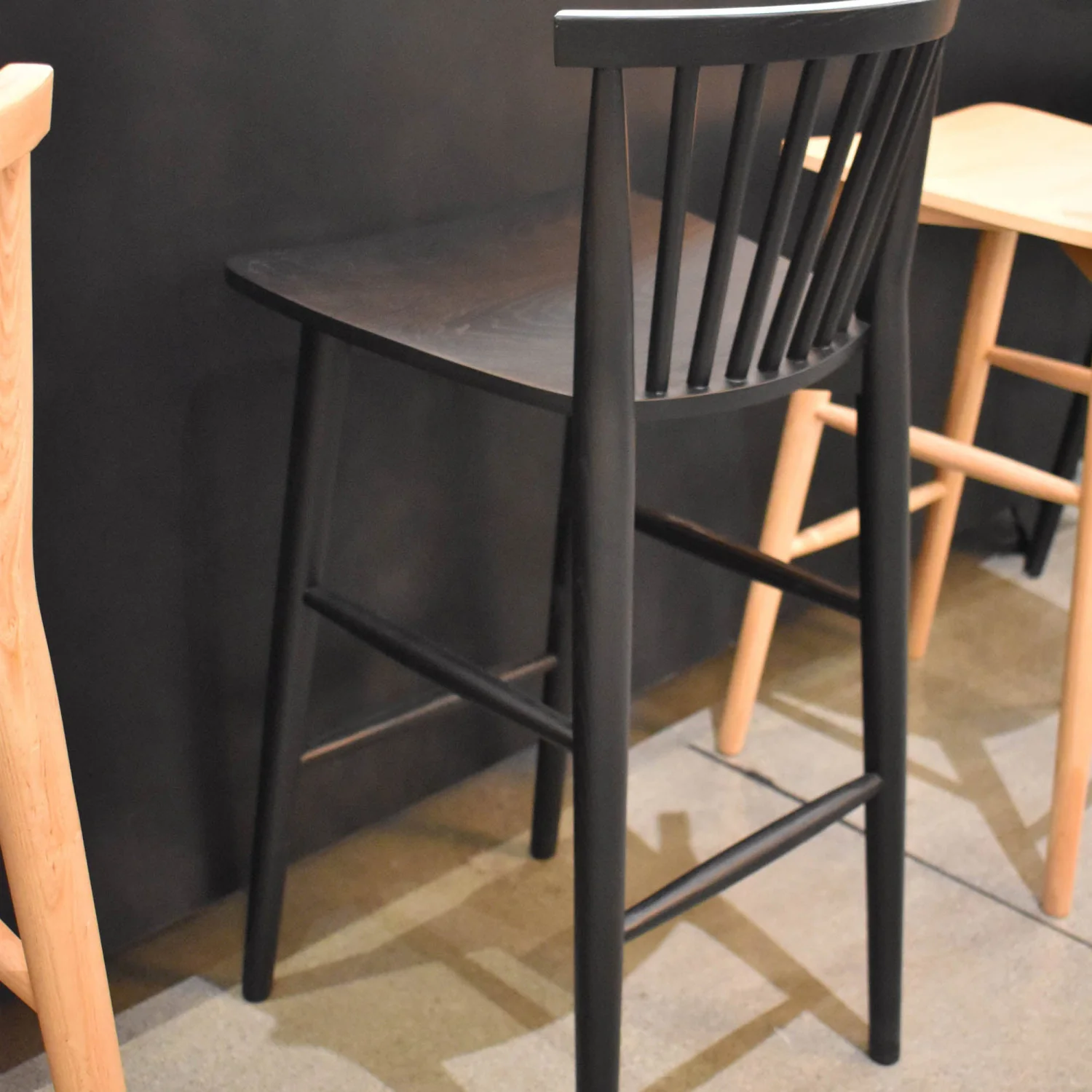 Dorsen Counter Stool - Black - Image 2