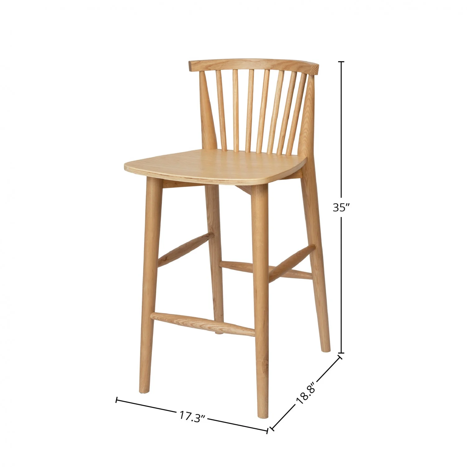 Dorsen Counter Stool - Natural - Image 2