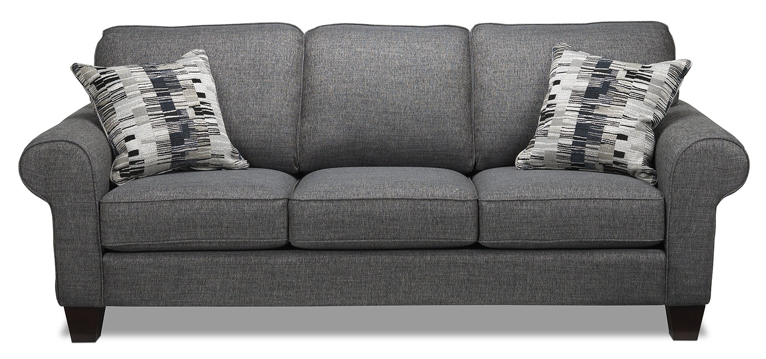 Drake 2 Pc. Living Room Package - Grey - Image 2