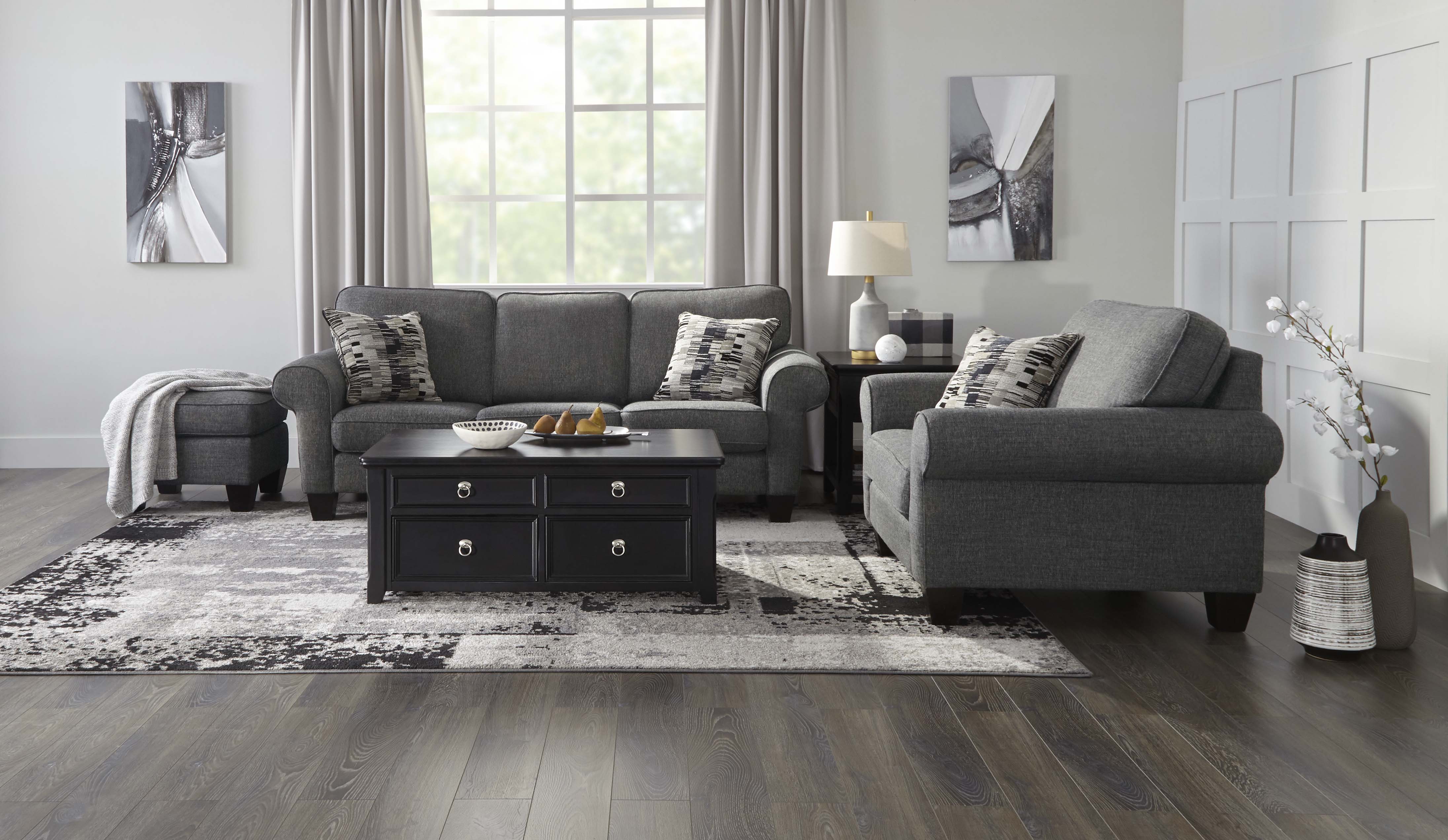Drake Sofa - Grey - Image 2