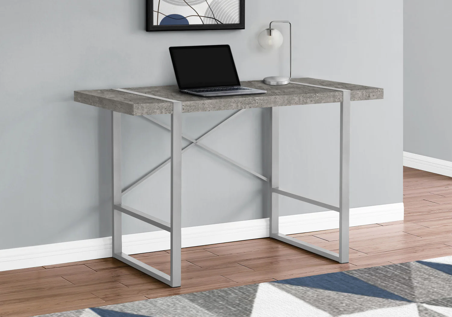 Dray Desk - Concrete Grey - Image 2