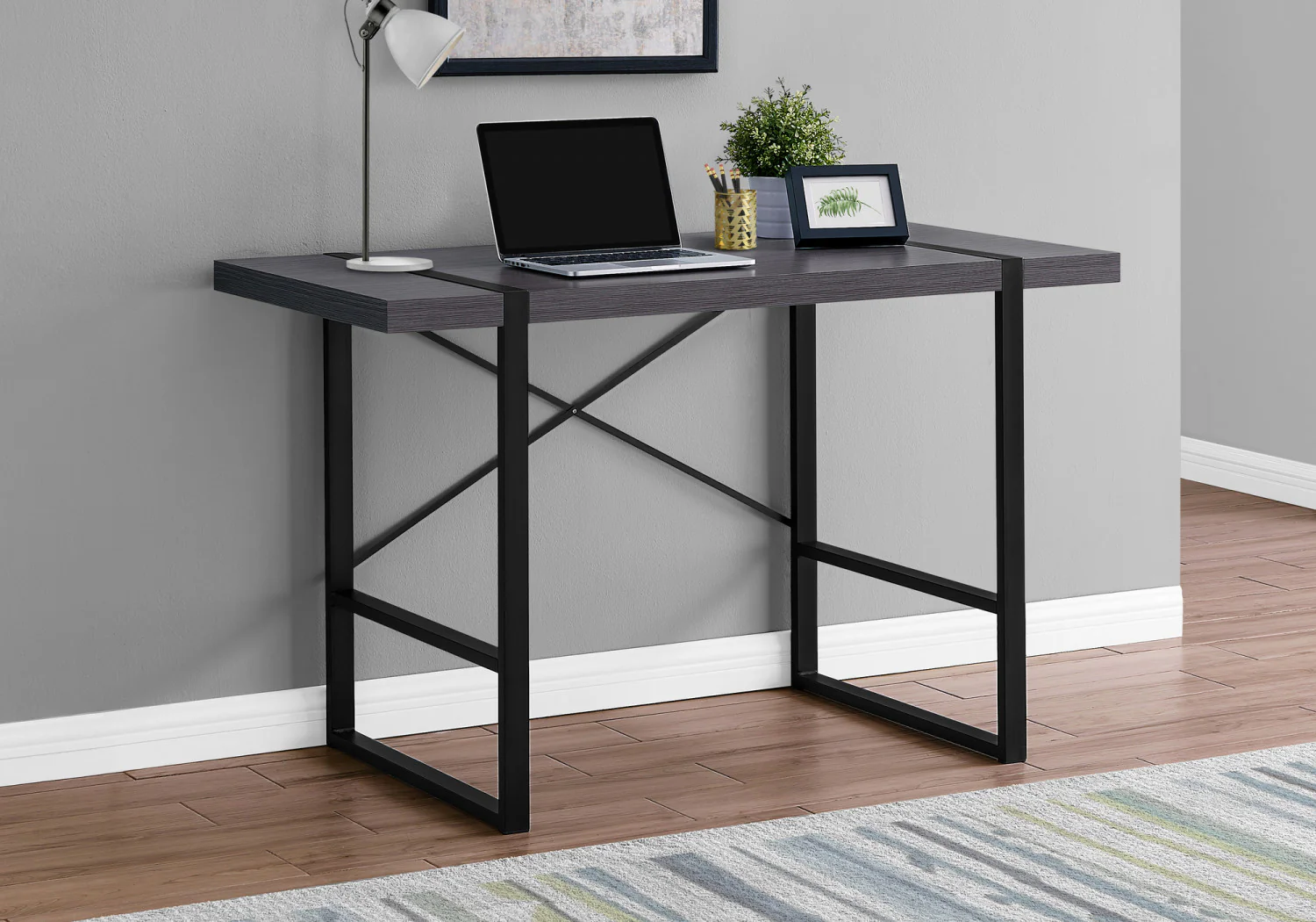 Dray Desk - Dark Grey - Image 2
