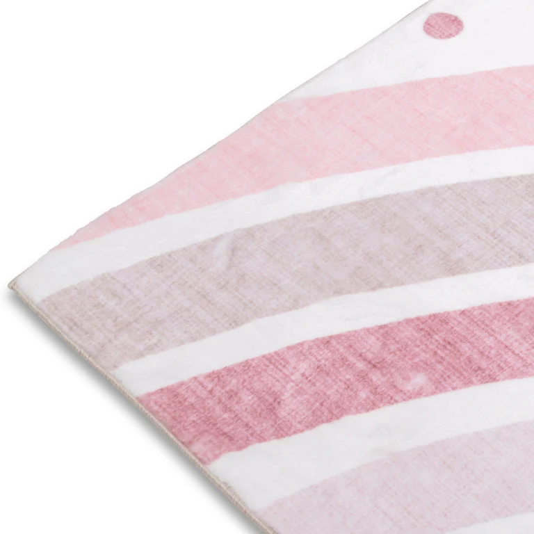 Dreamland Pink Arches Rug - 4' x 6' - Pink - Image 4
