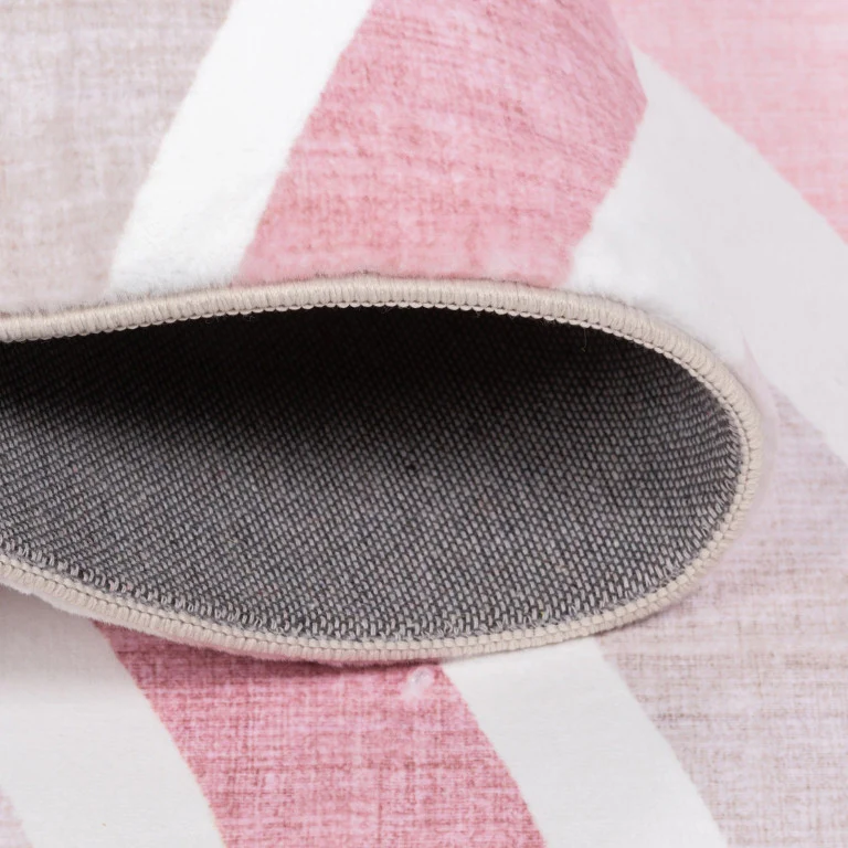 Dreamland Pink Arches Rug - 4' x 6' - Pink - Image 5