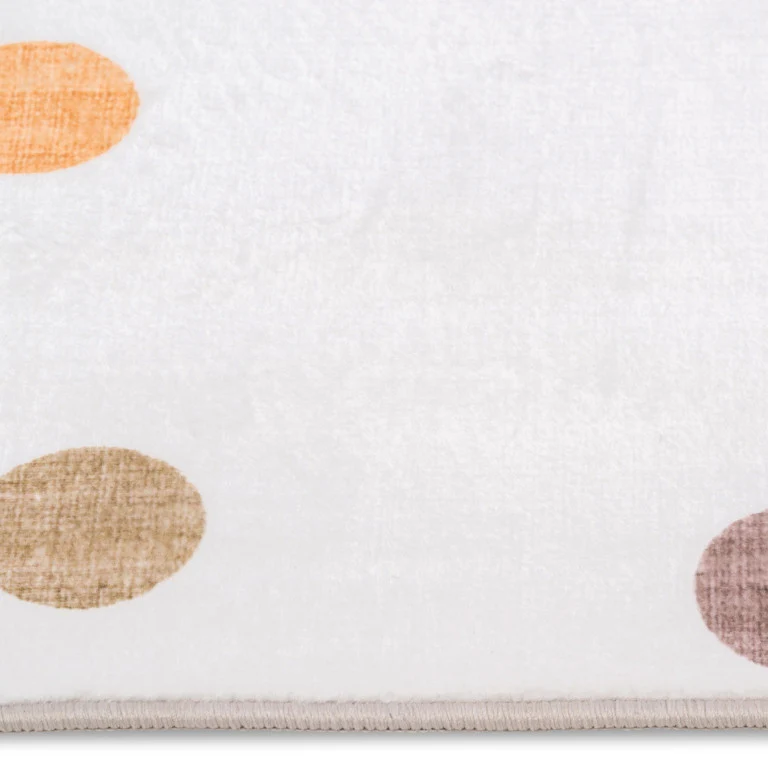 Dreamland Polka Dots Rug - 4' x 6' - Multi-Colour - Image 2