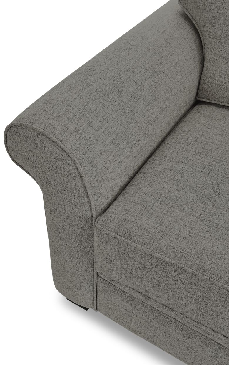 Duffield Sofa and Loveseat Set - Sutton Charcoal - Image 4