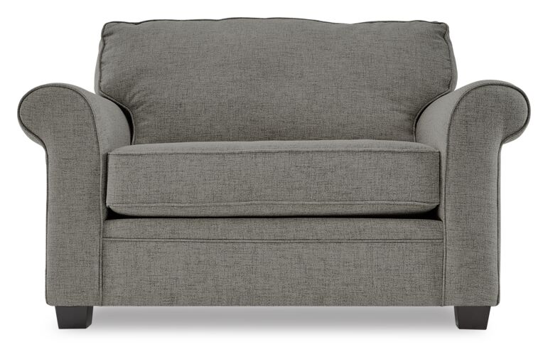 Duffield Sofa, Loveaset and Chair Set - Sutton Charcoal - Image 4