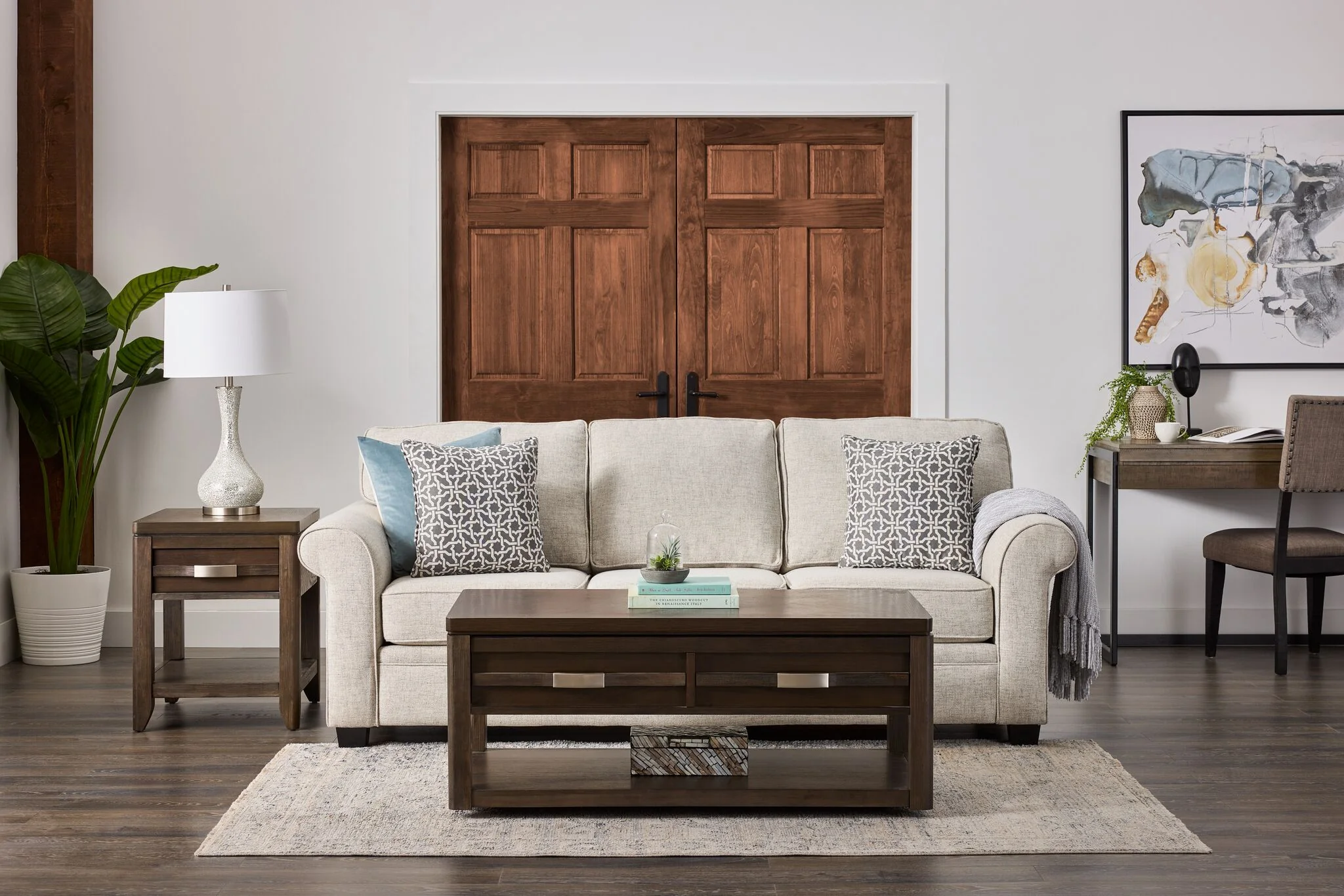 Duffield Sofa - Sutton Light Beige - Image 2