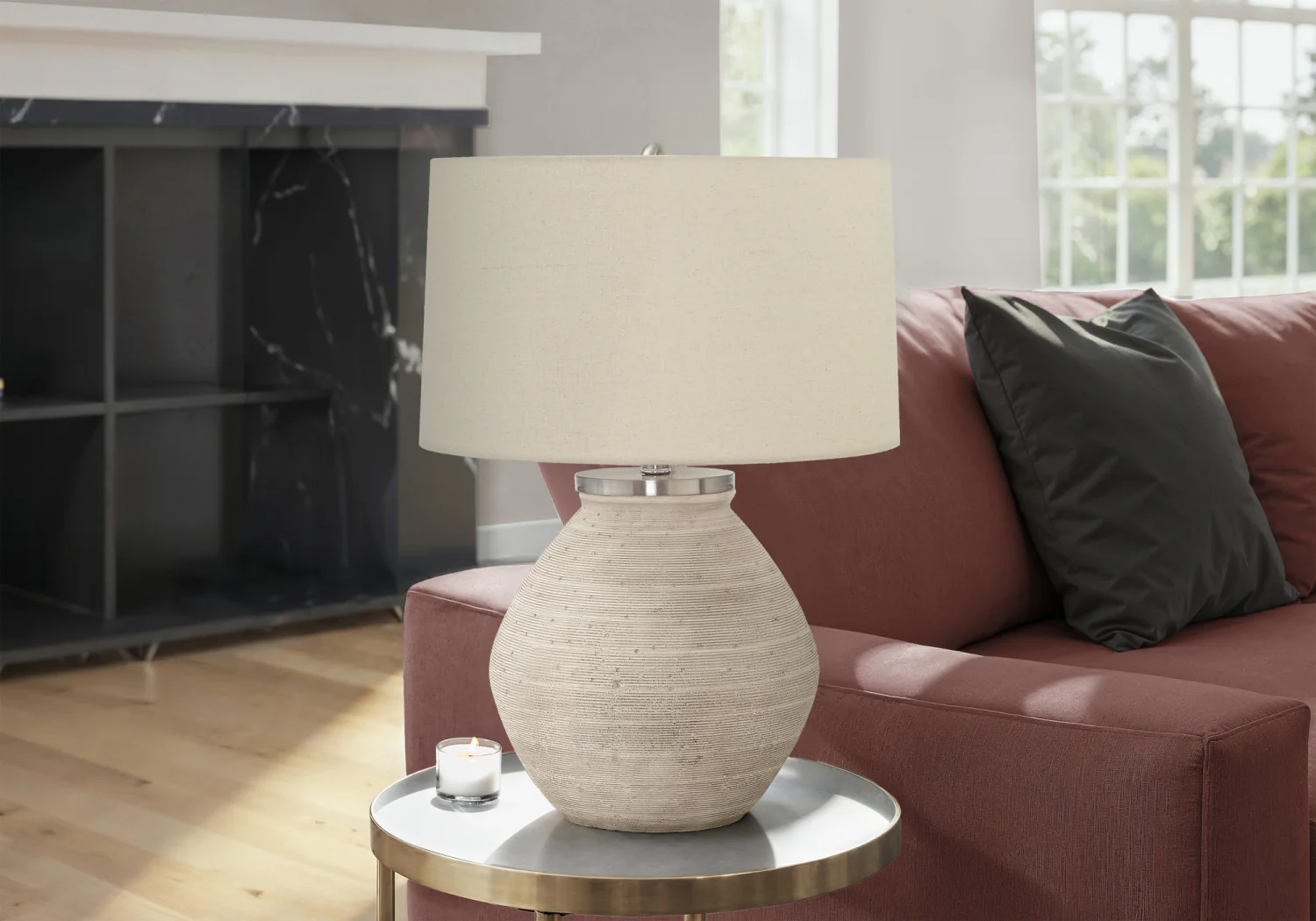 Easton Table Lamp - Cream - Image 2