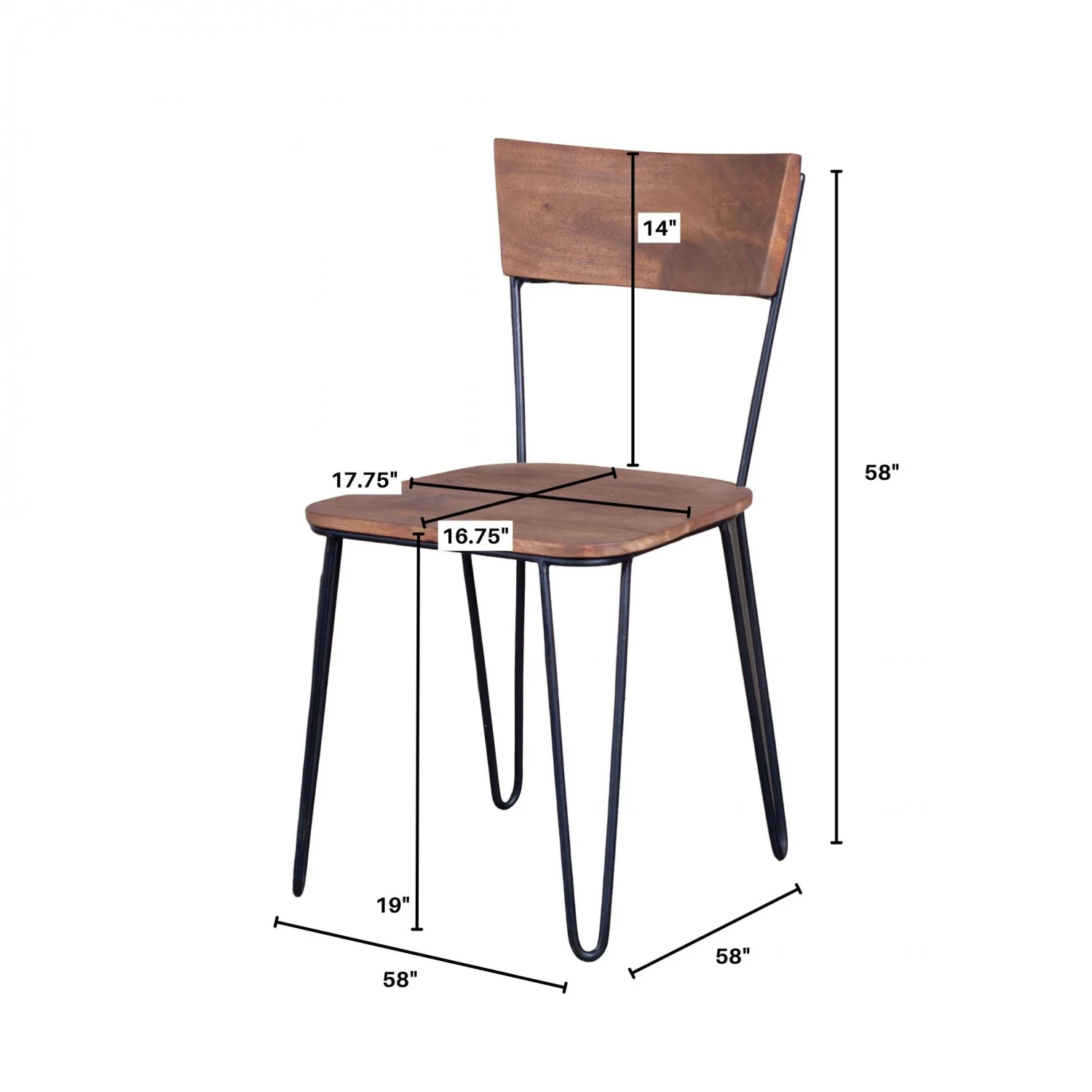 Eberlinn Dining Chair - Matte Brown - Set of Two - Image 13