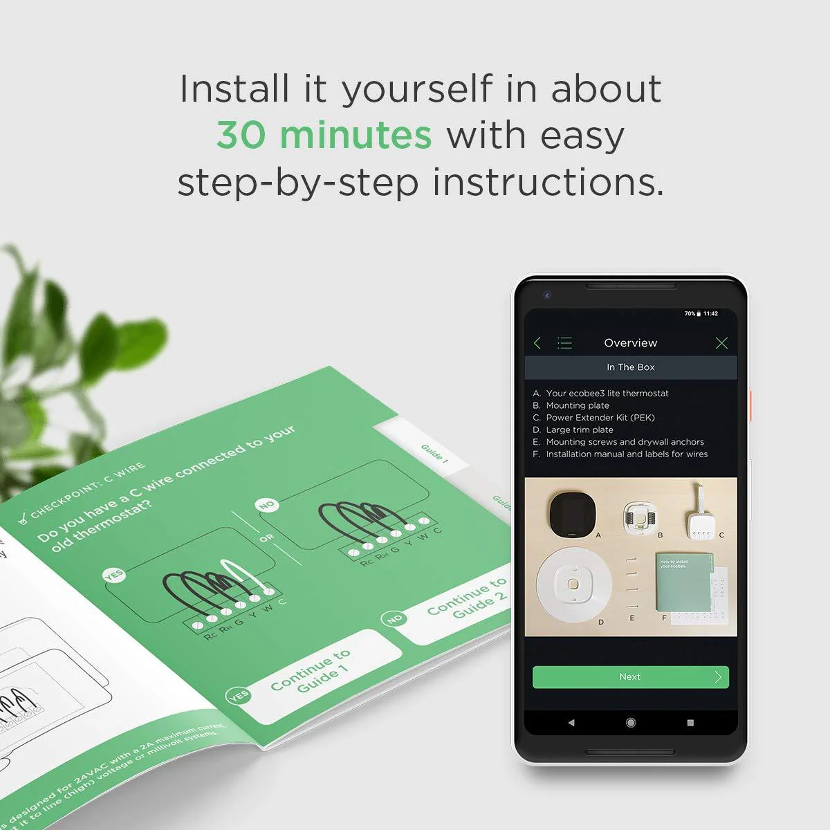 ecobee3 lite Wi-Fi Smart Thermostat - EB-STATE3LTC-02 - Image 6