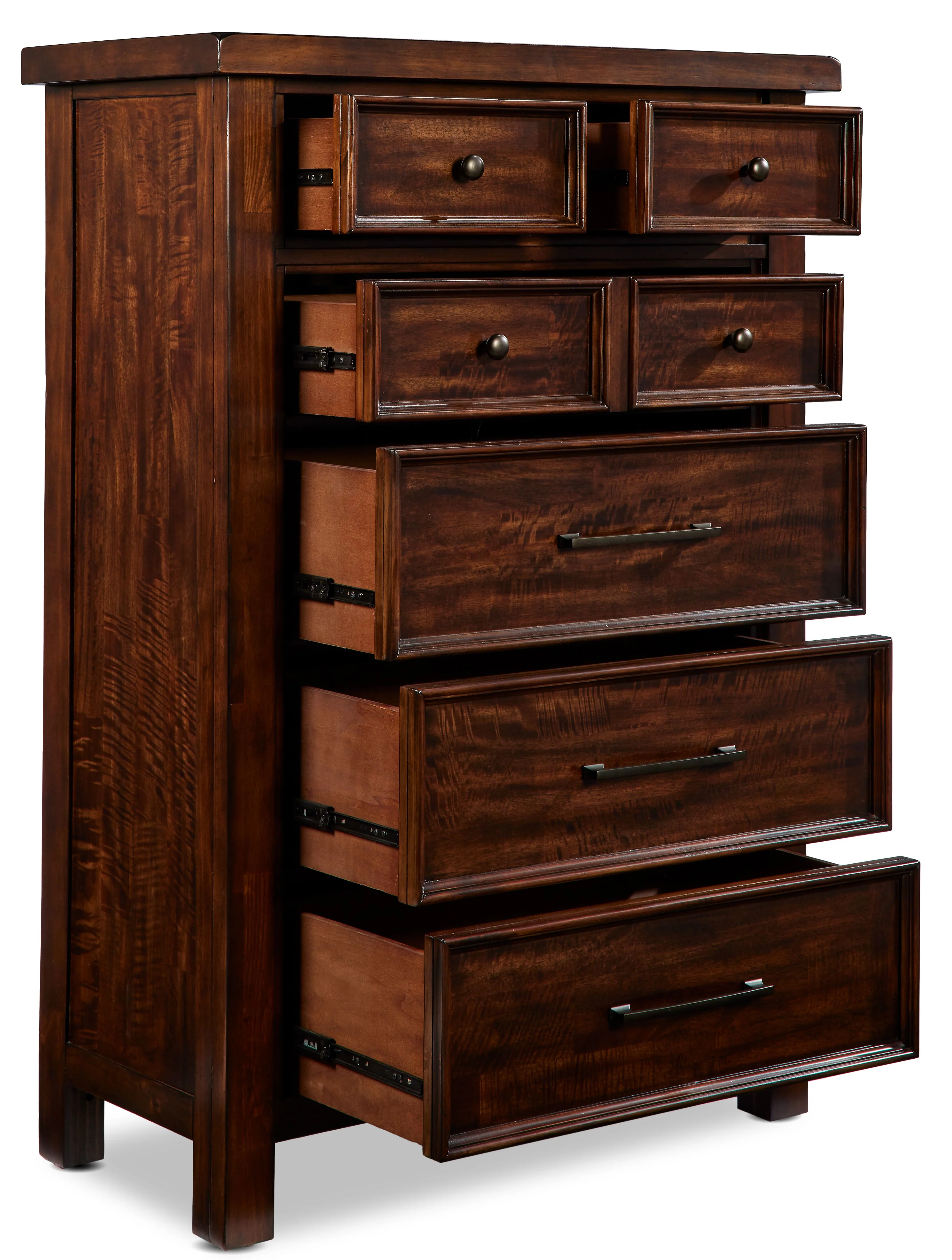 Eden 5-Piece King Storage Bedroom Package - Dark Brown - Image 5