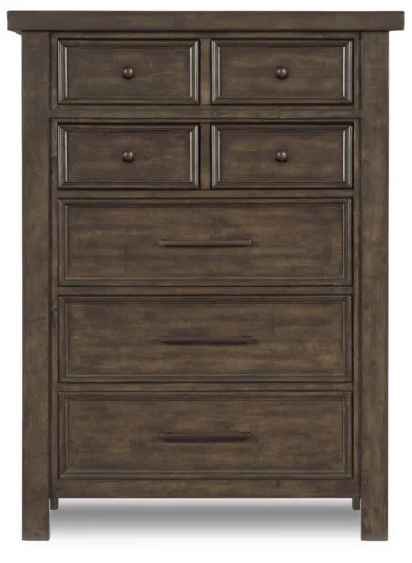 Eden 6 Drawer Chest - Grey - Image 3