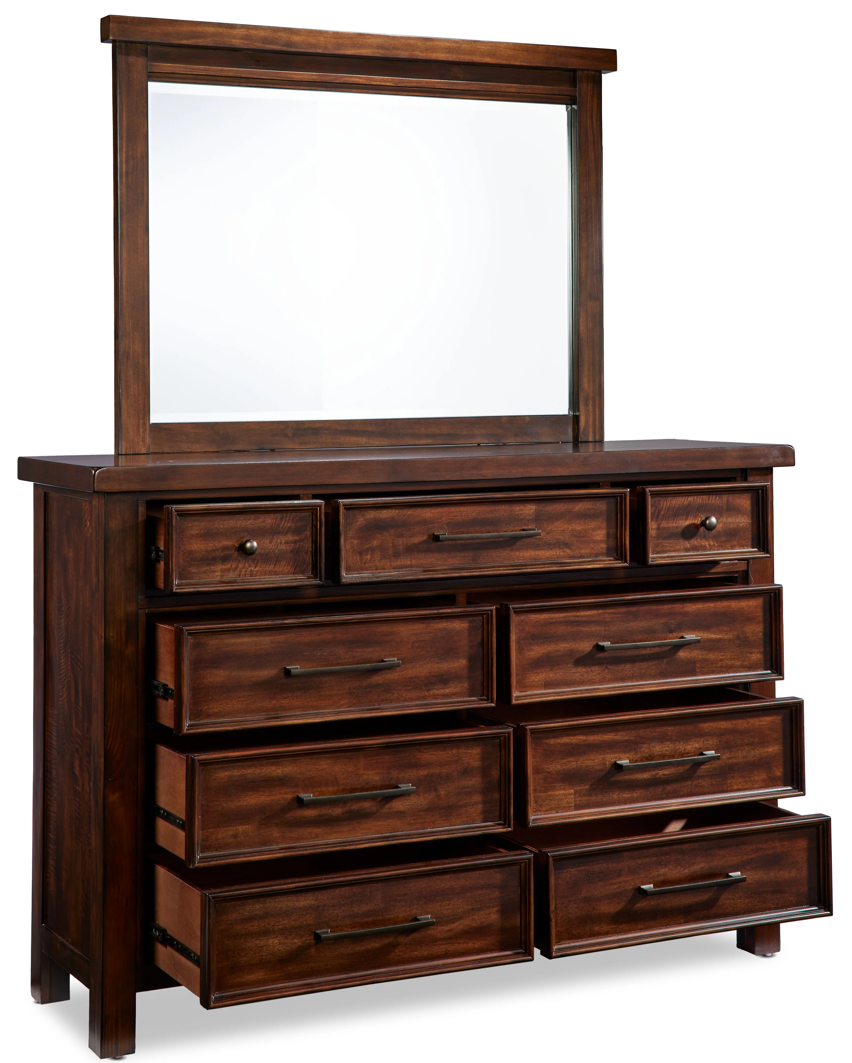 Eden 6-Piece King Storage Bedroom Package - Dark Brown - Image 4