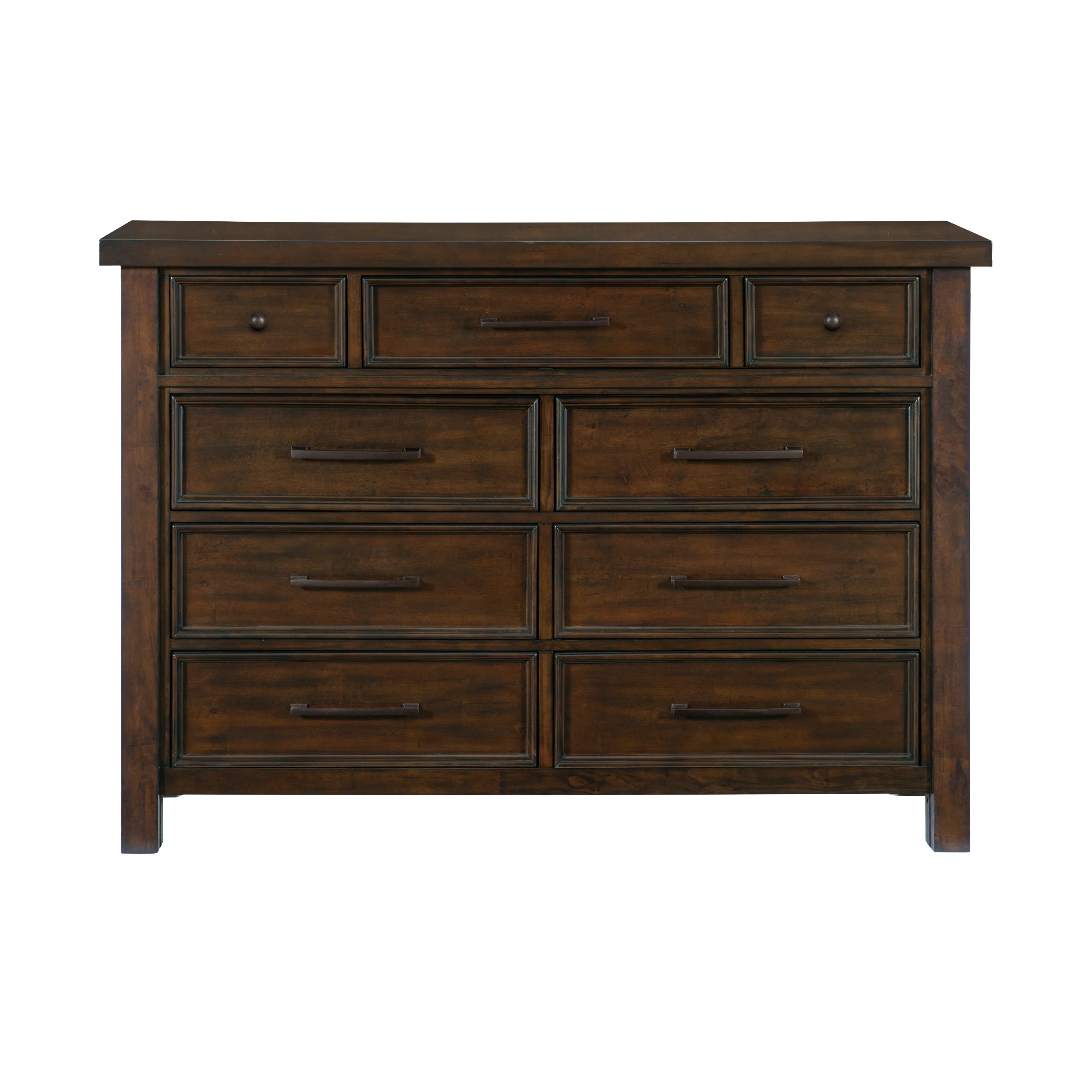Eden 9-Drawer Dresser - Dark Brown - Image 2