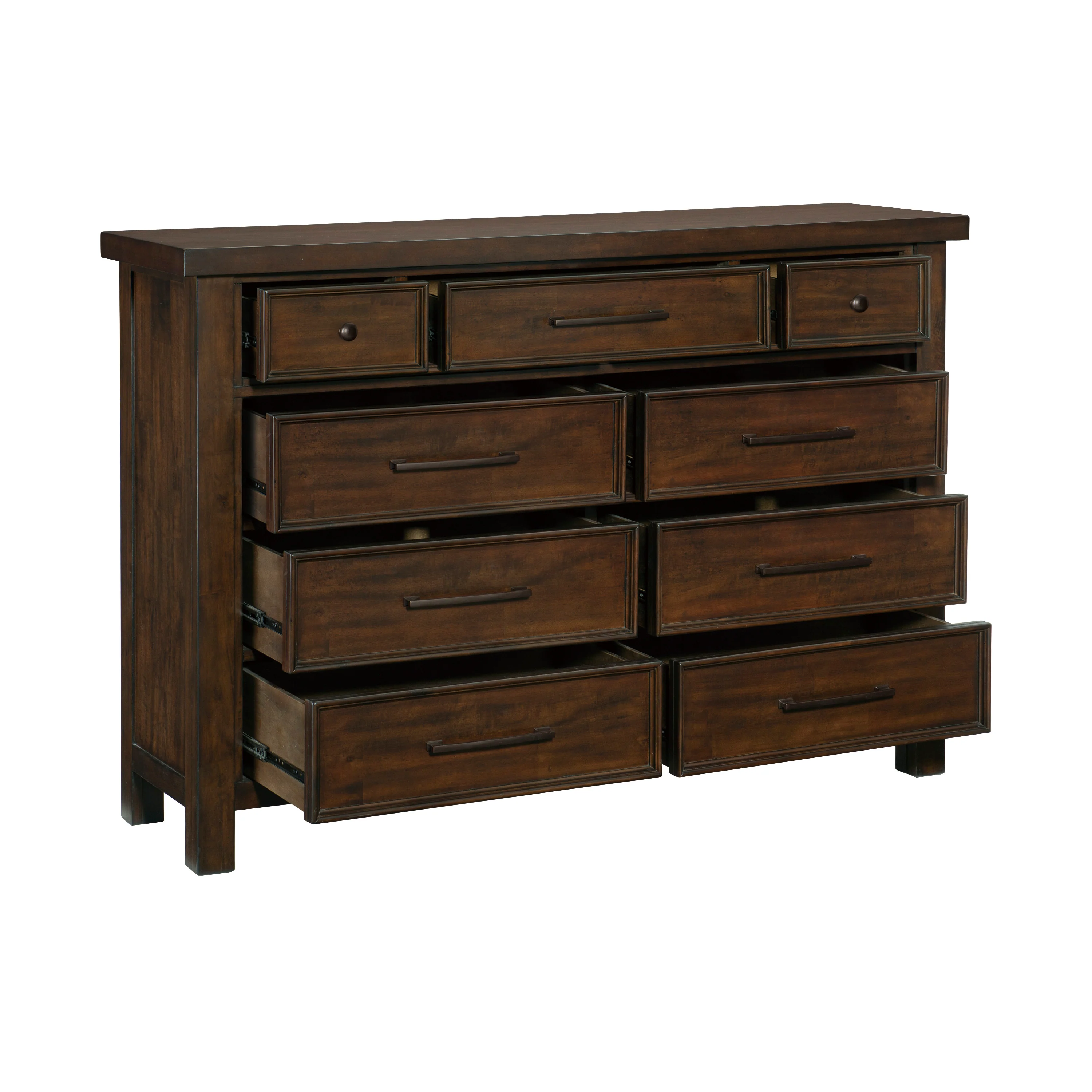 Eden 9-Drawer Dresser - Dark Brown - Image 3