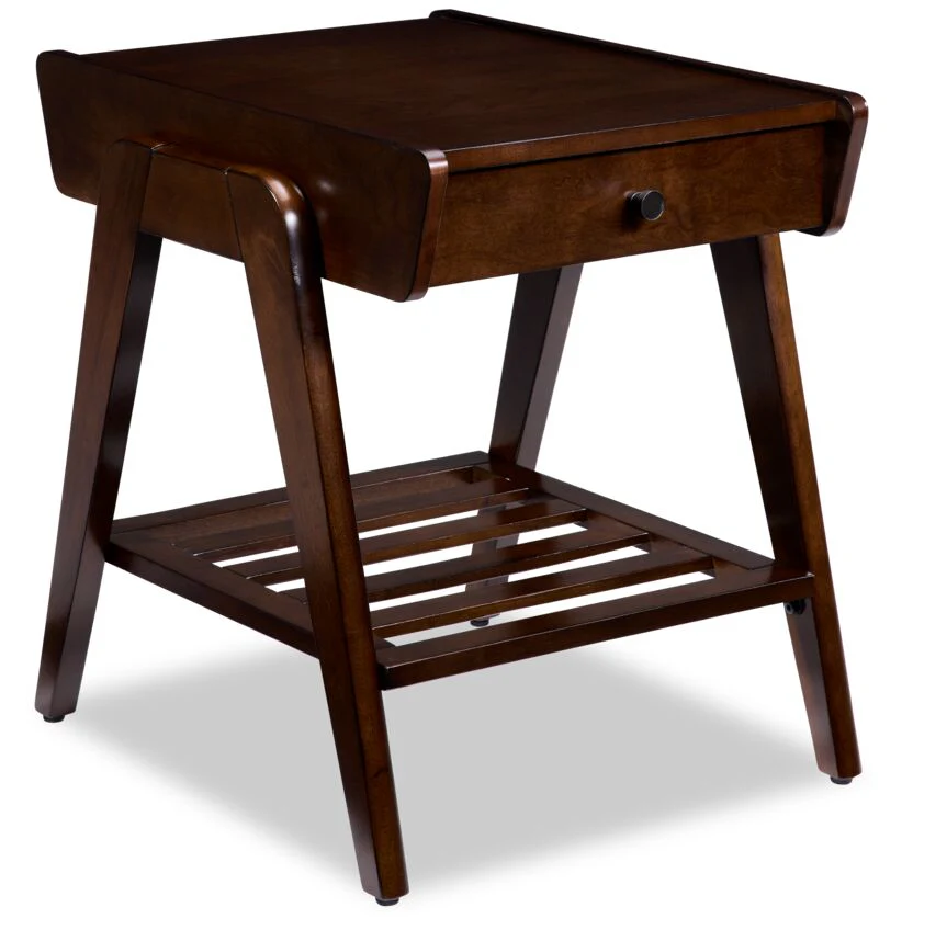 Eden End Table - Walnut - Image 2