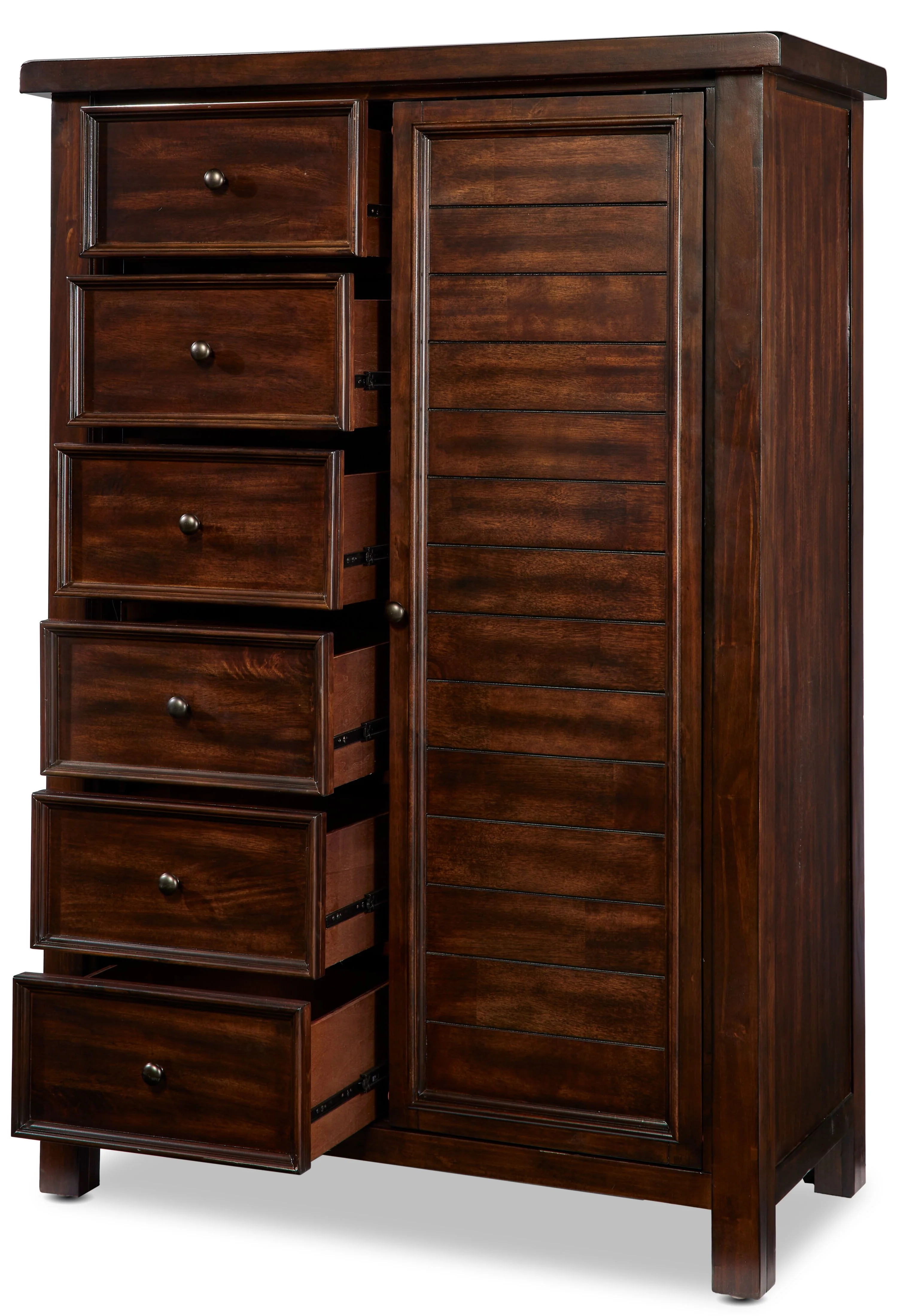 Eden Wardrobe- Dark Brown - Image 3
