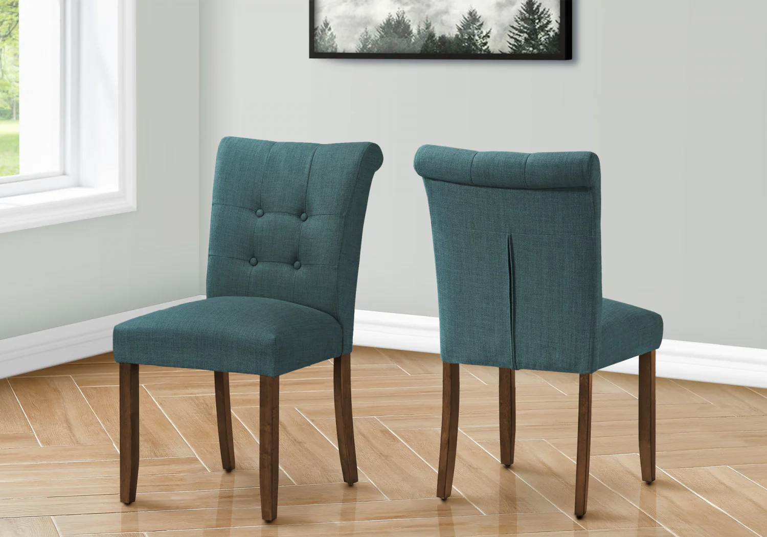 Edwin Dining Chair - Blue - Set Of Two - Image 2