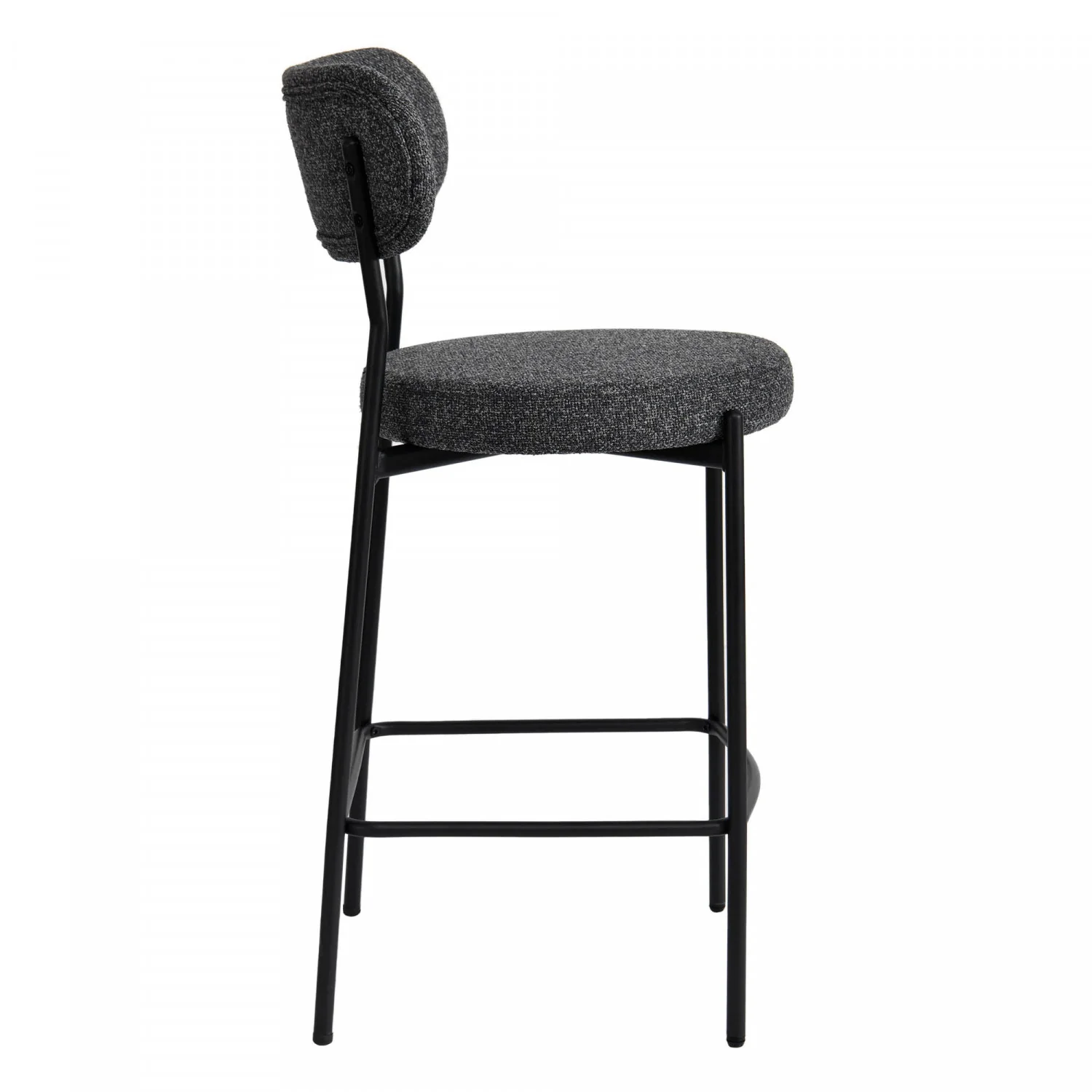 Eldra Counter Stool - Dark Grey - Set of Two - Image 5