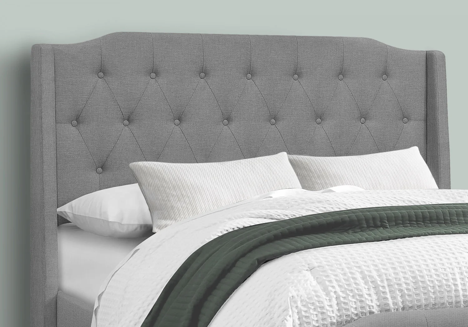 Eleanor Queen Bed - Grey - Image 4