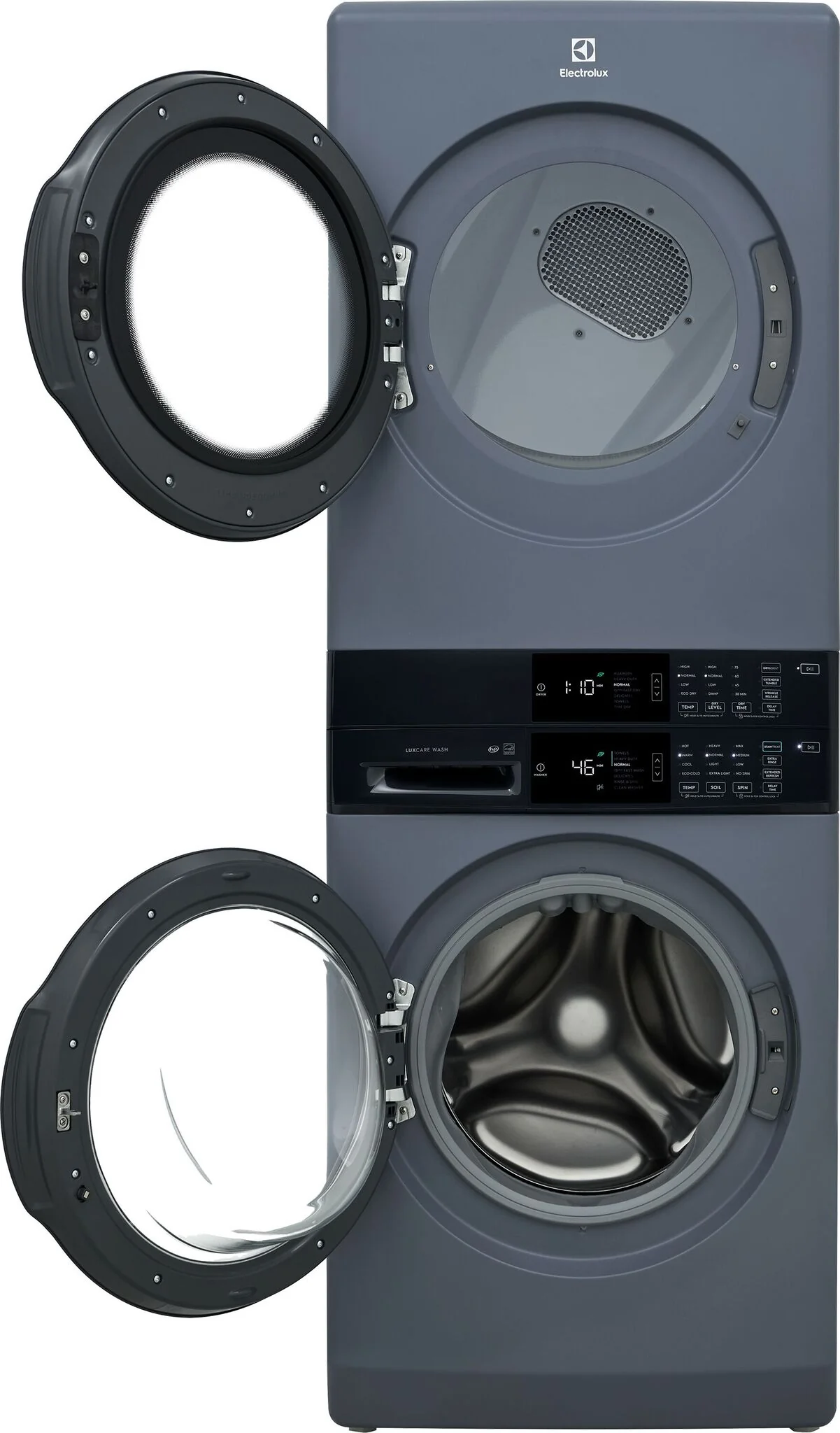 Electrolux Denim Blue Laundry Tower Single Unit Front Load Washer (5.1 Cu. Ft.) and Electric Dryer (8 Cu. Ft.) - ELTE730CAD - Image 4
