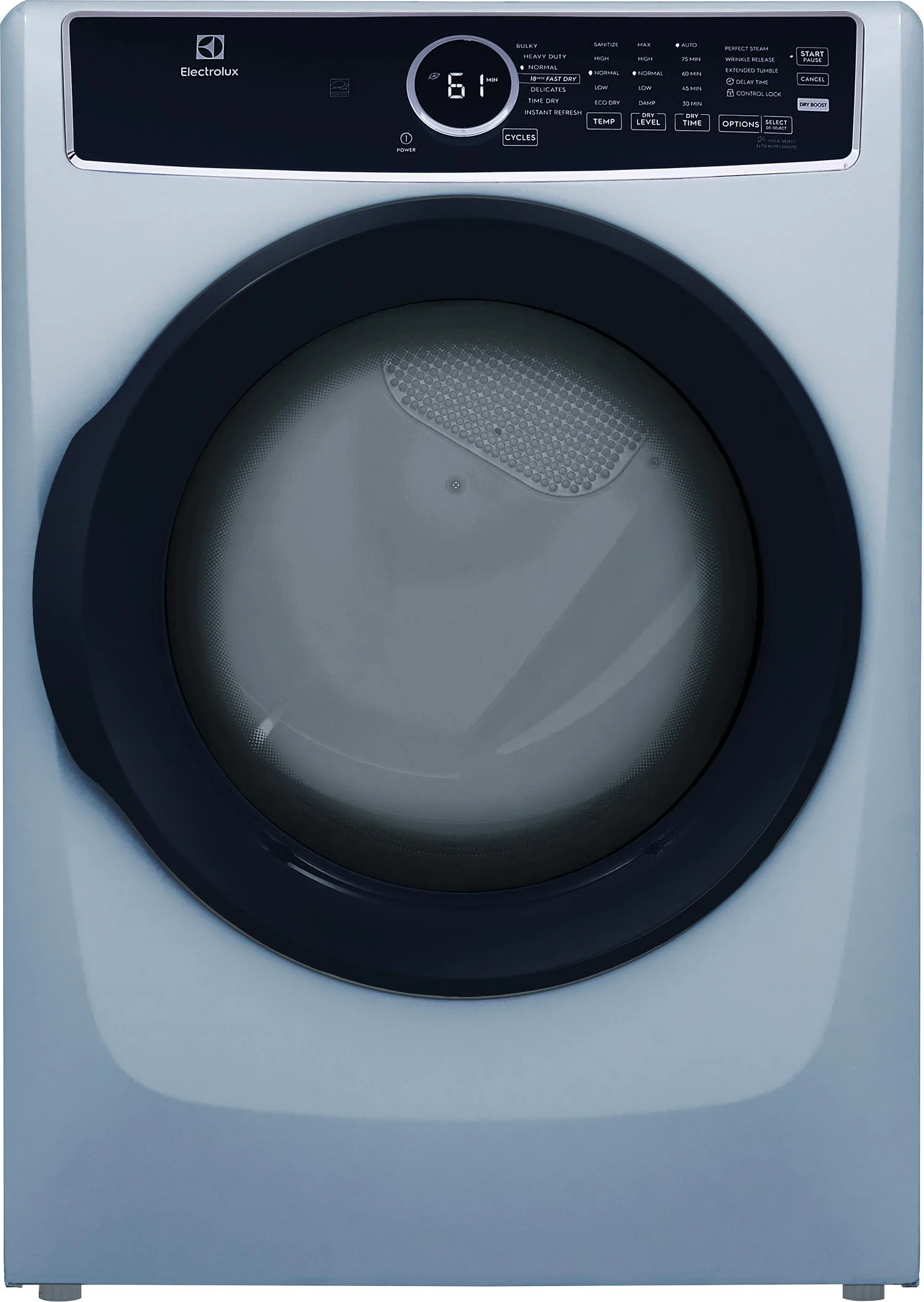 Electrolux Glacier Blue Front Load Electric Dryer (8 cu. ft.) - ELFE743CAG