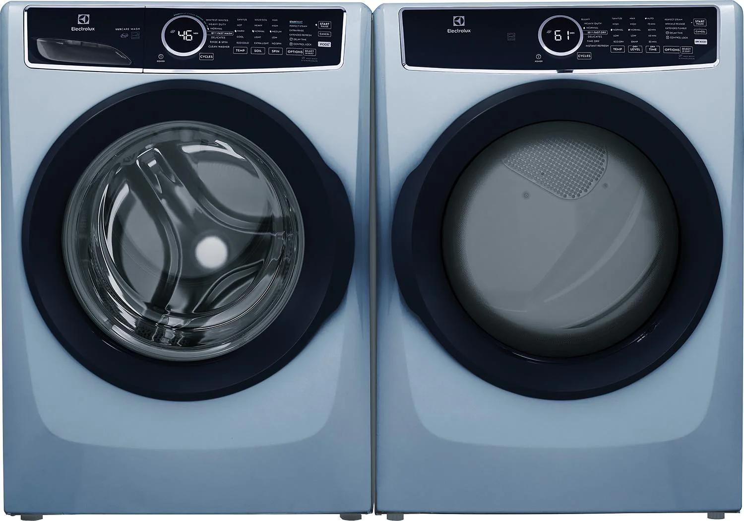 Electrolux Glacier Blue Front Load Washer (5.2 cu. ft) - ELFW7437AG - Image 4
