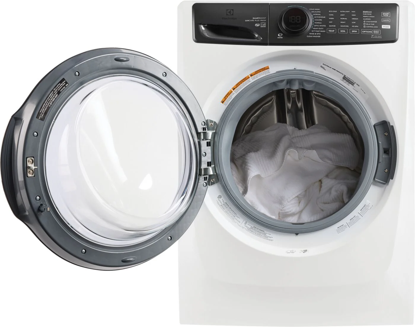 Electrolux Matte White Front Load Perfect Steam™ Washer with LuxCare® Plus Wash and SmartBoost® (5.2 Cu. Ft.) - ELFW7738MW - Image 3