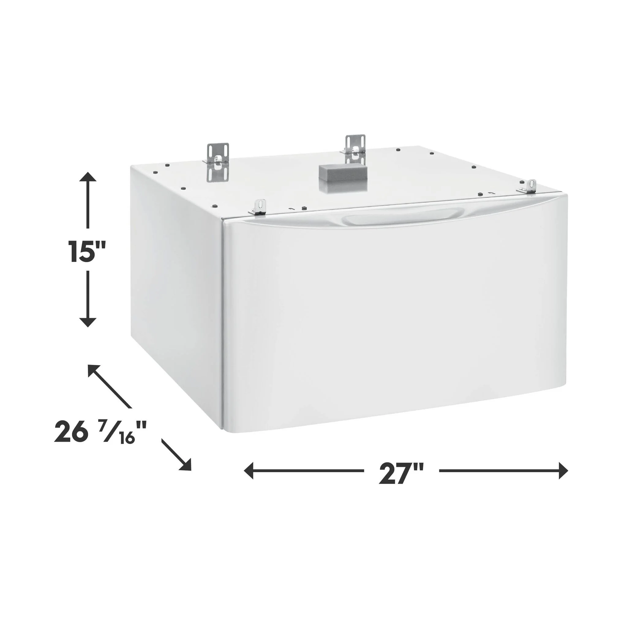 Electrolux Matte White Luxury-Glide® Pedestal with Spacious Storage Drawer - ELPWD27MW - Image 5