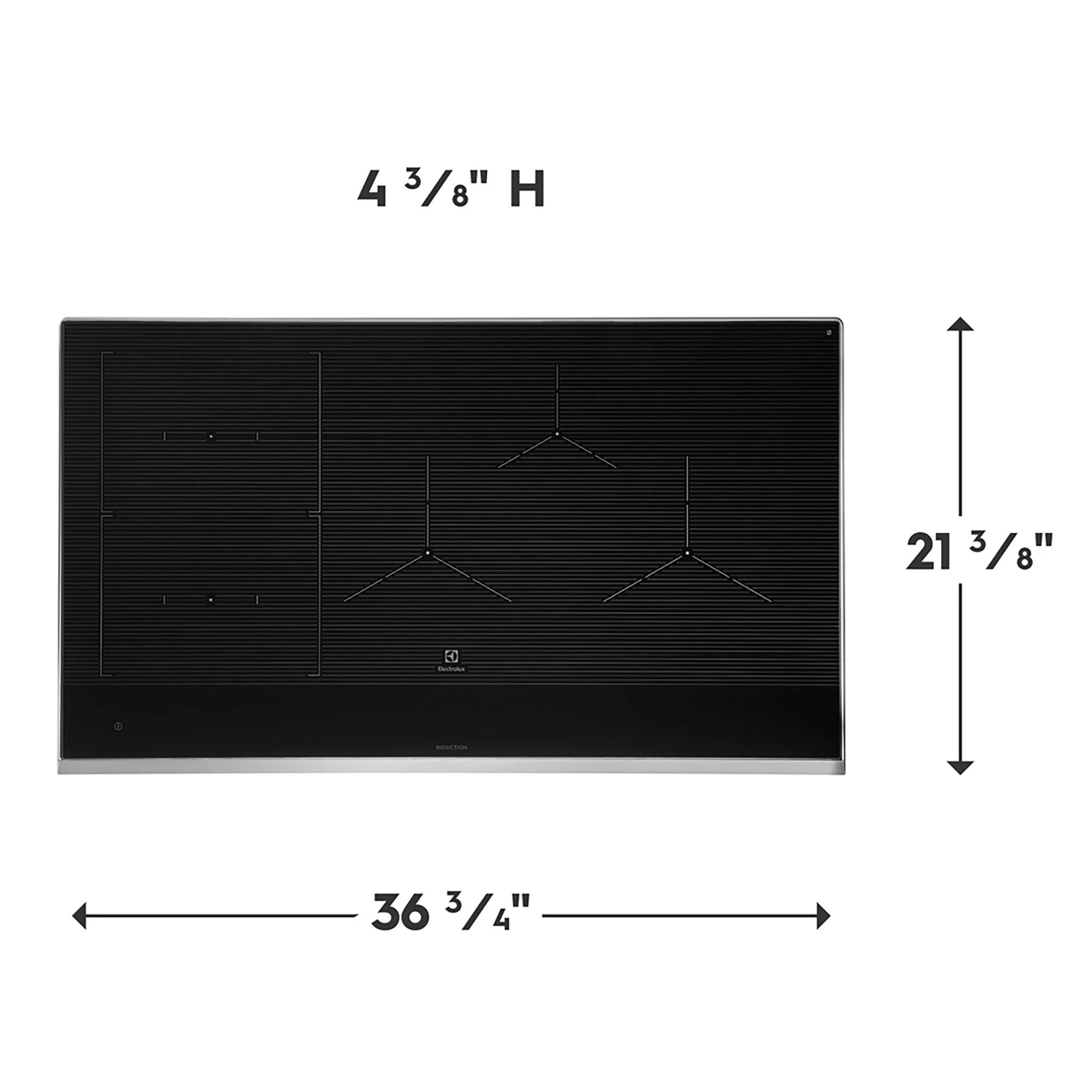 Electrolux Stainless Steel 36" Induction Cooktop - ECCI3668AS - Image 2