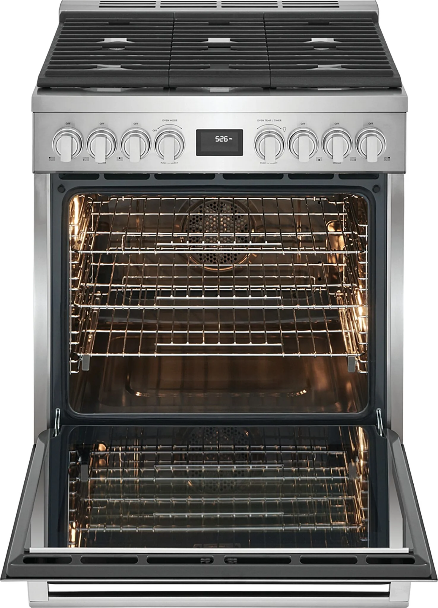 Electrolux Stainless Steel Freestanding Dual-Fuel Range (4.6 Cu. Ft.) - ECFD3068AS - Image 3