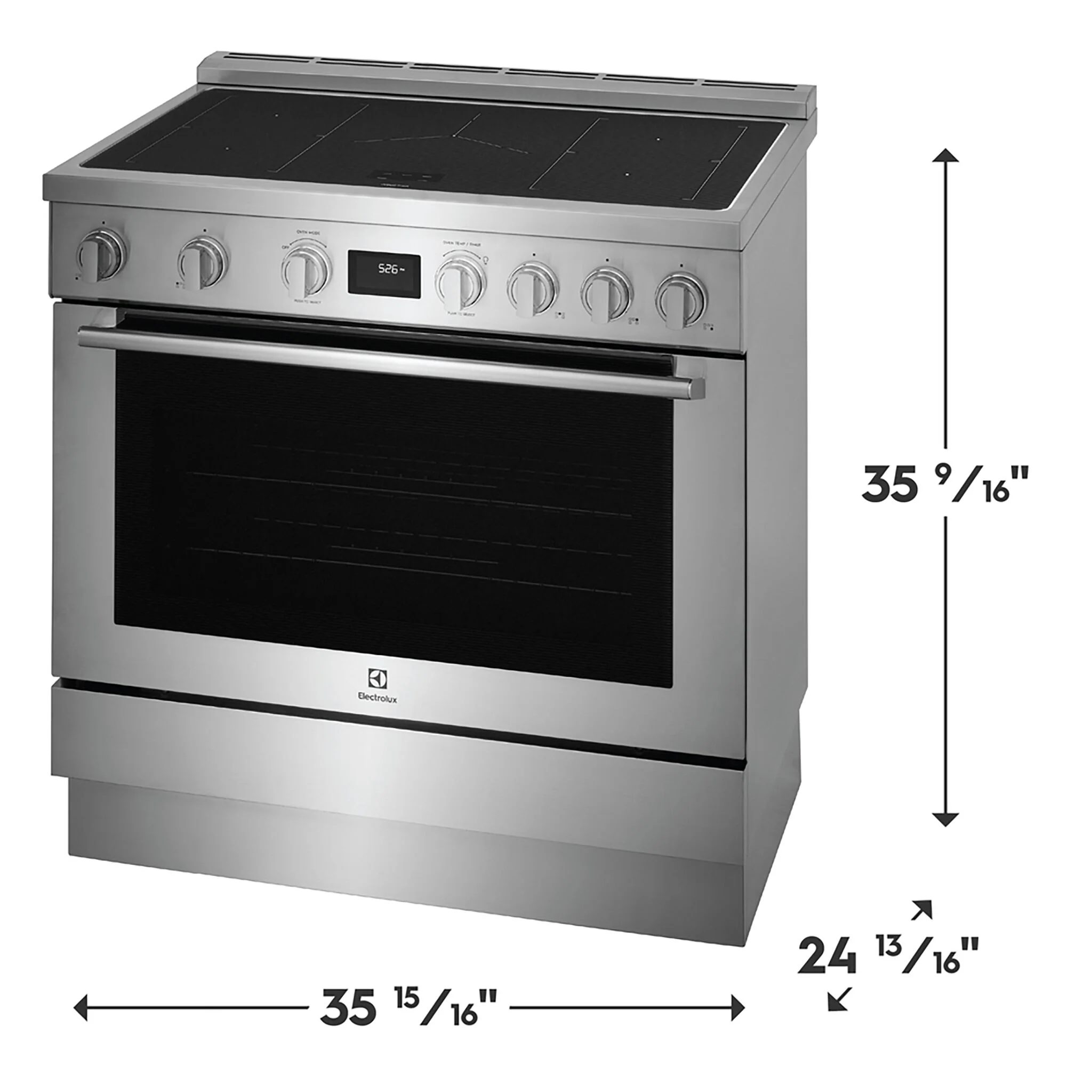 Electrolux Stainless Steel Freestanding Induction Range (4.4 Cu. Ft.) - ECFI3668AS - Image 4