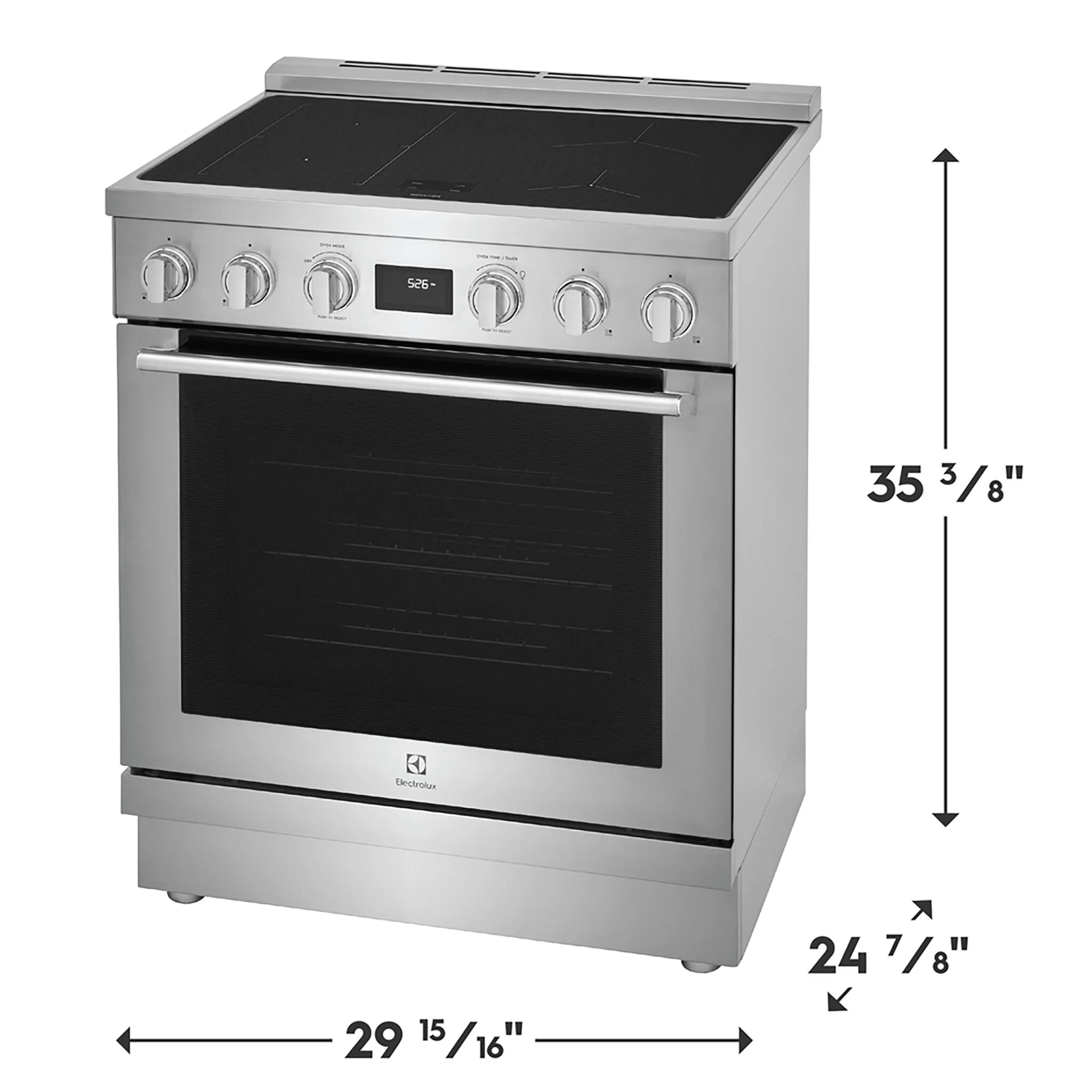 Electrolux Stainless Steel Freestanding Induction Range (4.6 Cu. Ft.) - ECFI3068AS - Image 4