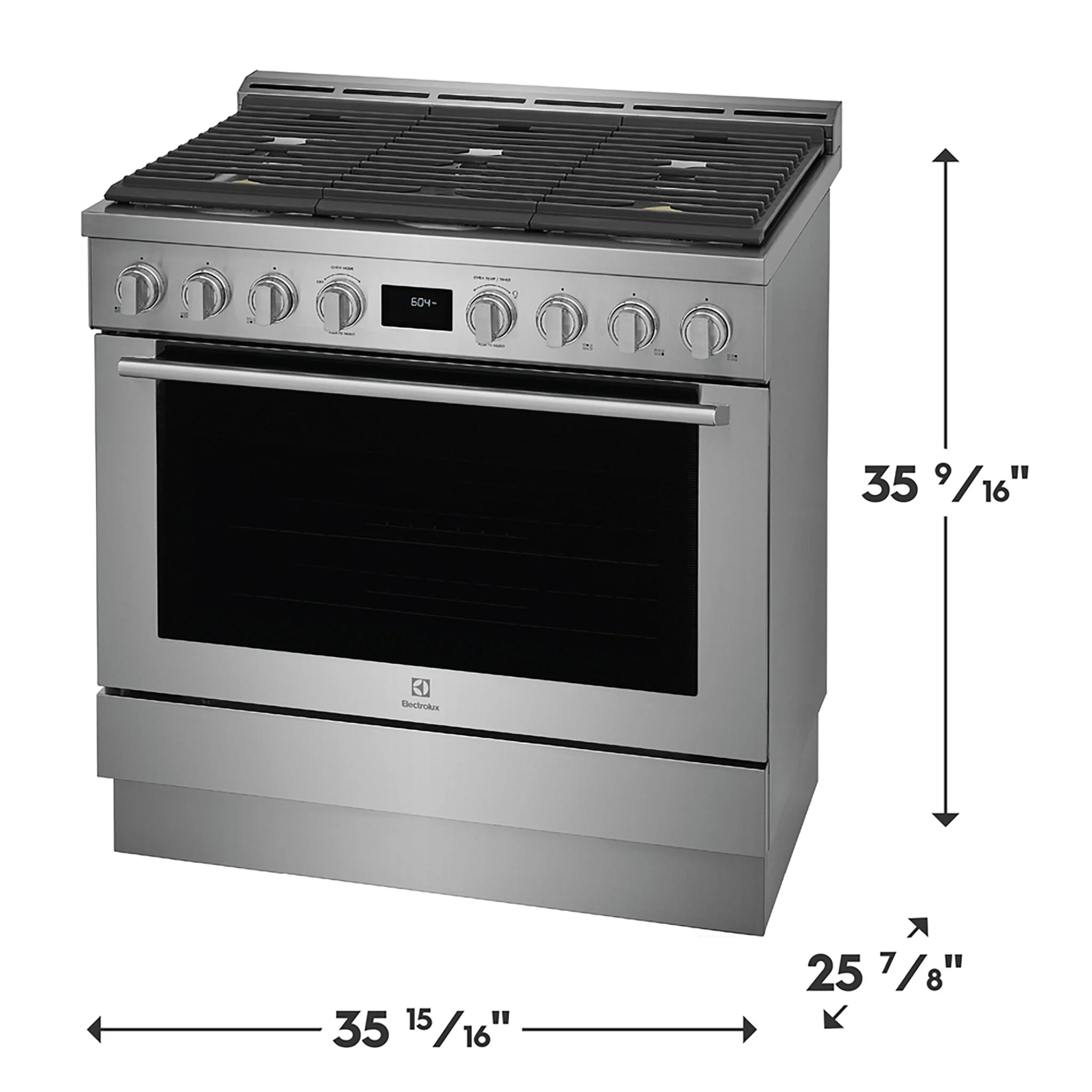 Electrolux Stainless Steel Front Control Freestanding Gas Range (4.4 Cu. Ft.) - ECFG3668AS - Image 3