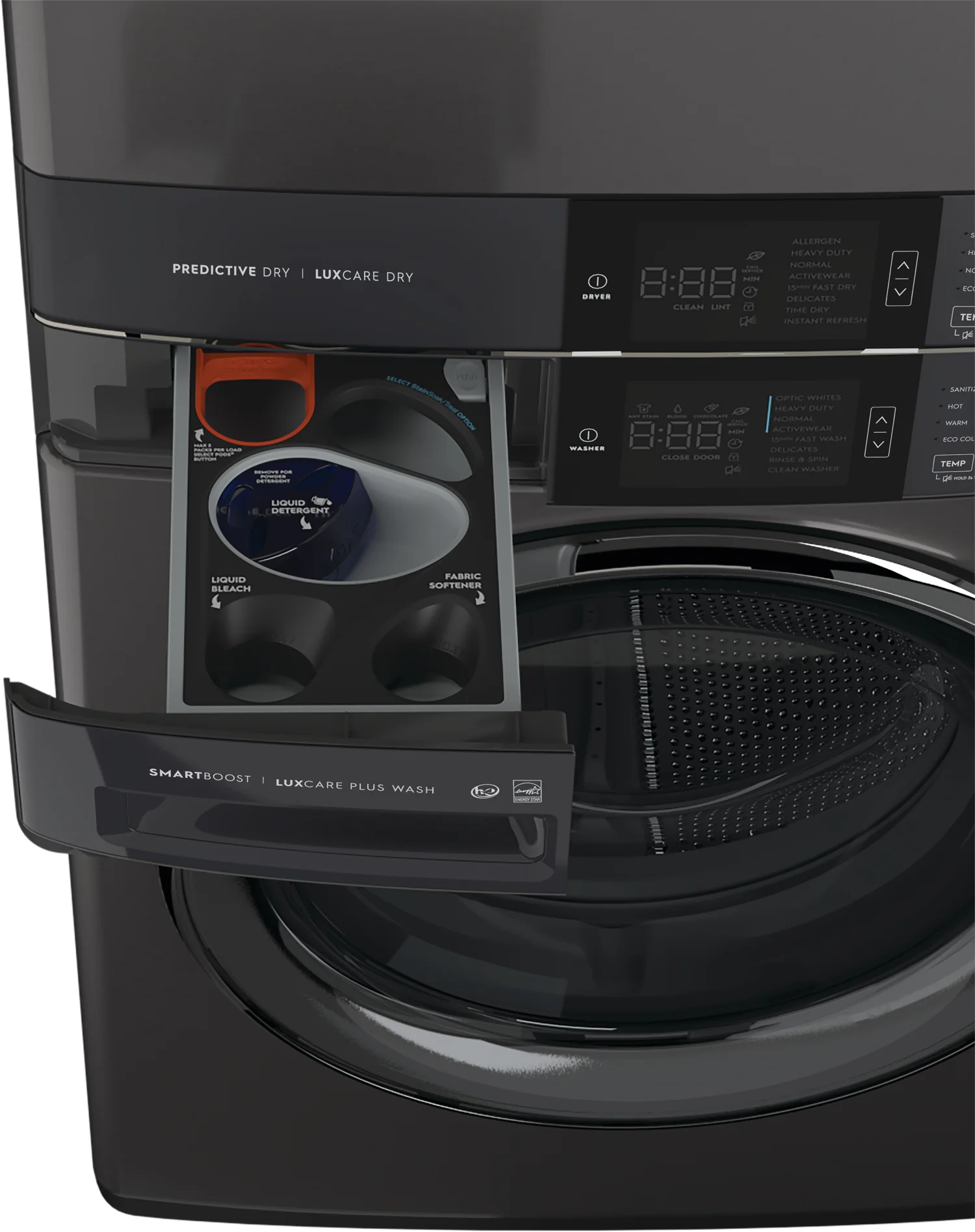 Electrolux Titanium Laundry Tower with SmartBoost® Washer (5.2 Cu.Ft) & Electric Dryer (8 Cu.Ft) - ELTE760CAT - Image 5