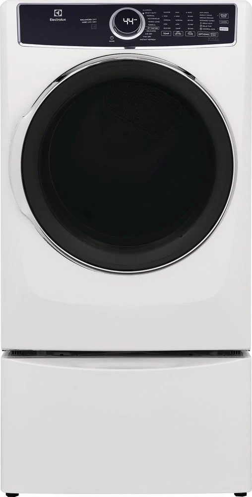 Electrolux White Front Load Electric Steam Dryer (8.0 Cu. Ft.) - ELFE763CAW - Image 9