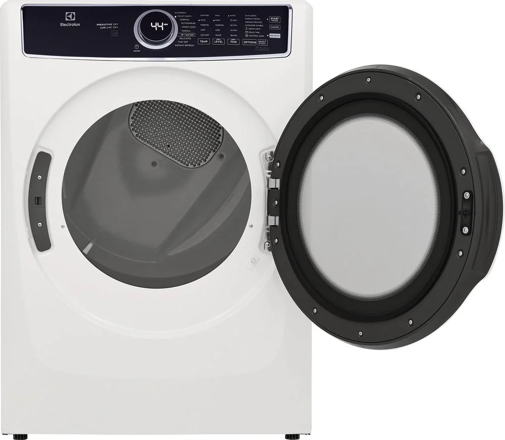 Electrolux White Front Load Gas Steam Dryer (8.0 Cu. Ft.) - ELFG7537AW - Image 6