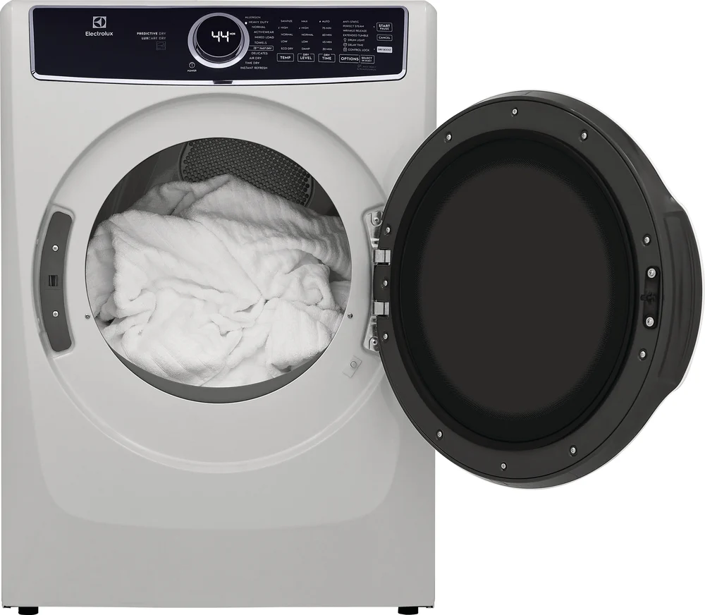 Electrolux White Front Load Gas Steam Dryer (8.0 Cu. Ft.) - ELFG7637AW - Image 8