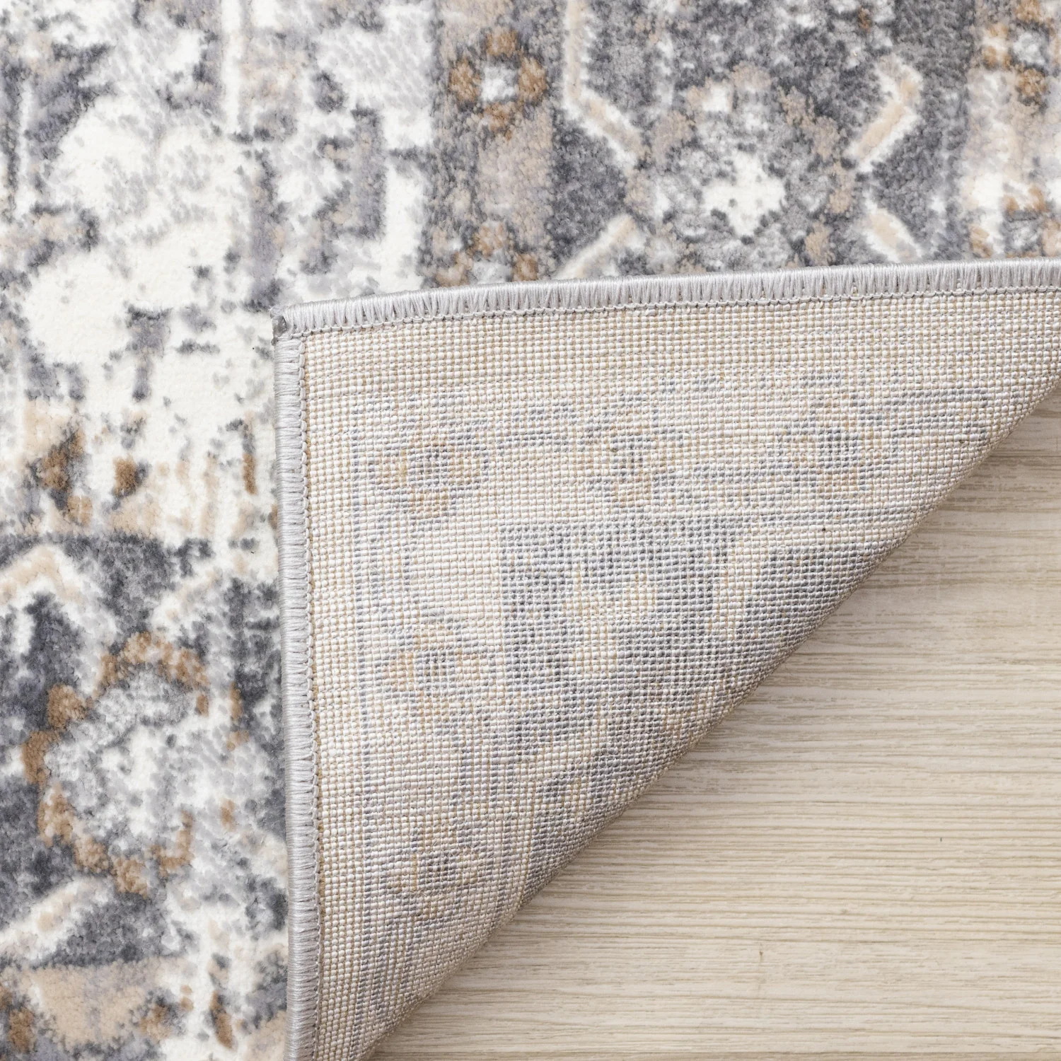 Elegant Traditional Area Rug - 7' X 10' - Grey/Brown - Image 11