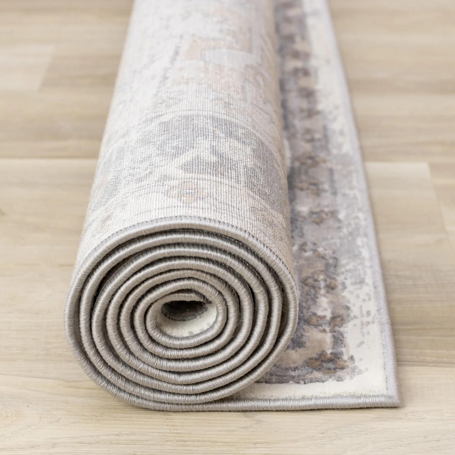 Elegant Traditional Area Rug - 7' X 10' - Grey/Brown - Image 13