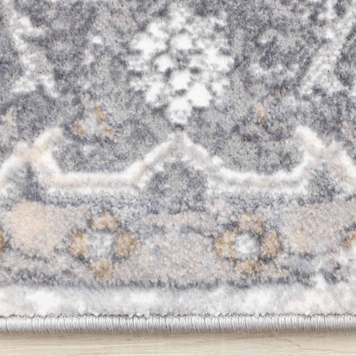 Elegant Traditional Area Rug - 8' X 11' - Grey/Brown - Image 10