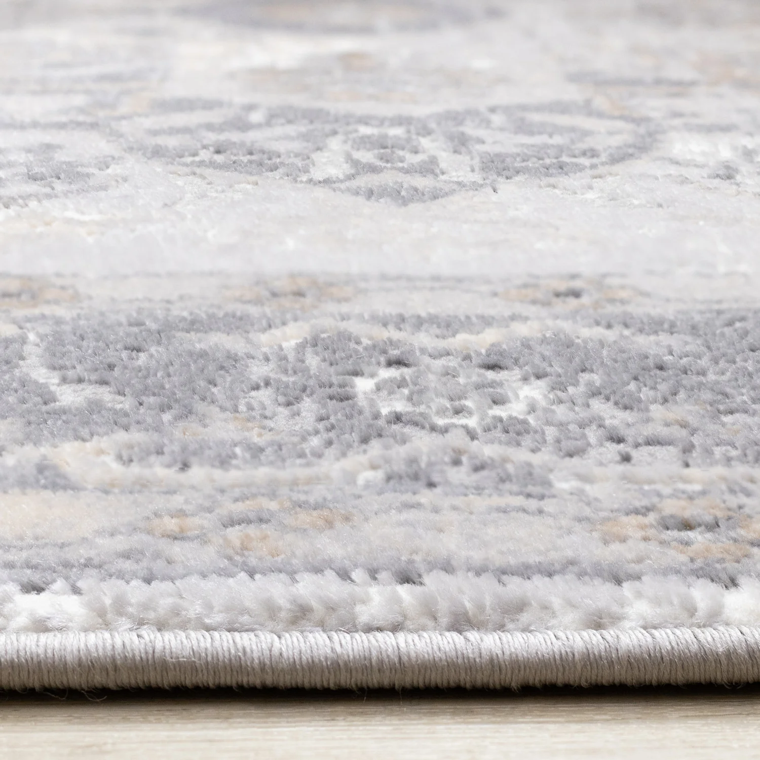 Elegant Traditional Area Rug - 8' X 11' - Grey/Brown - Image 5